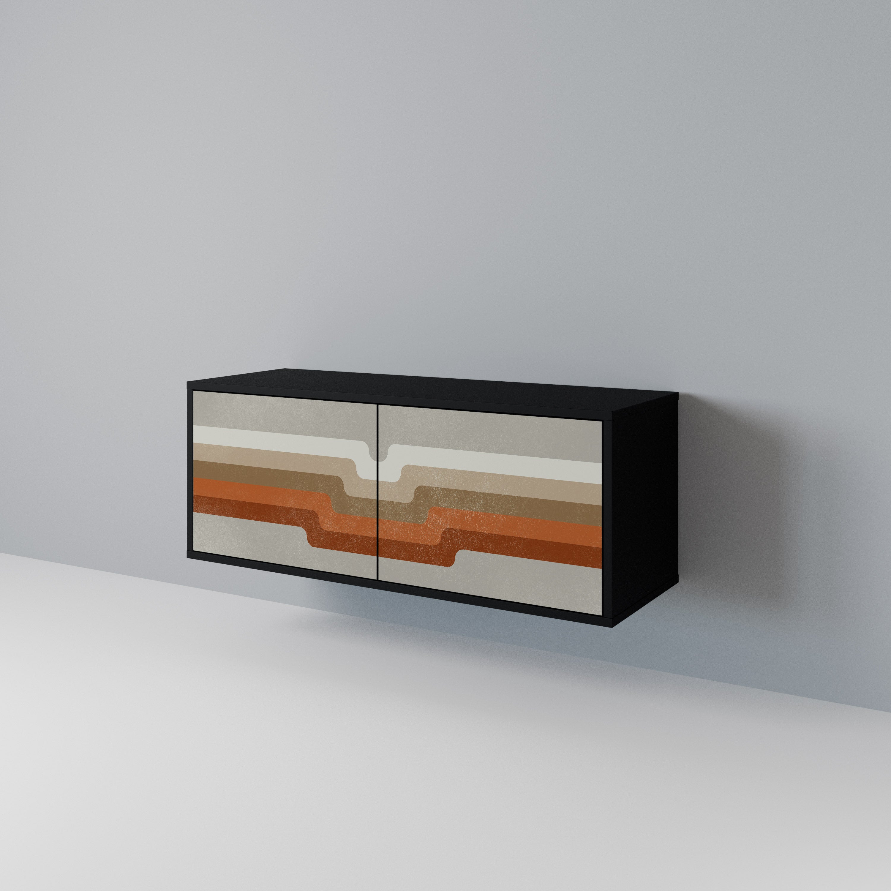 PECULIAR TRAIL Συμπαγές έπιπλο τηλεόρασης 2-θυρών