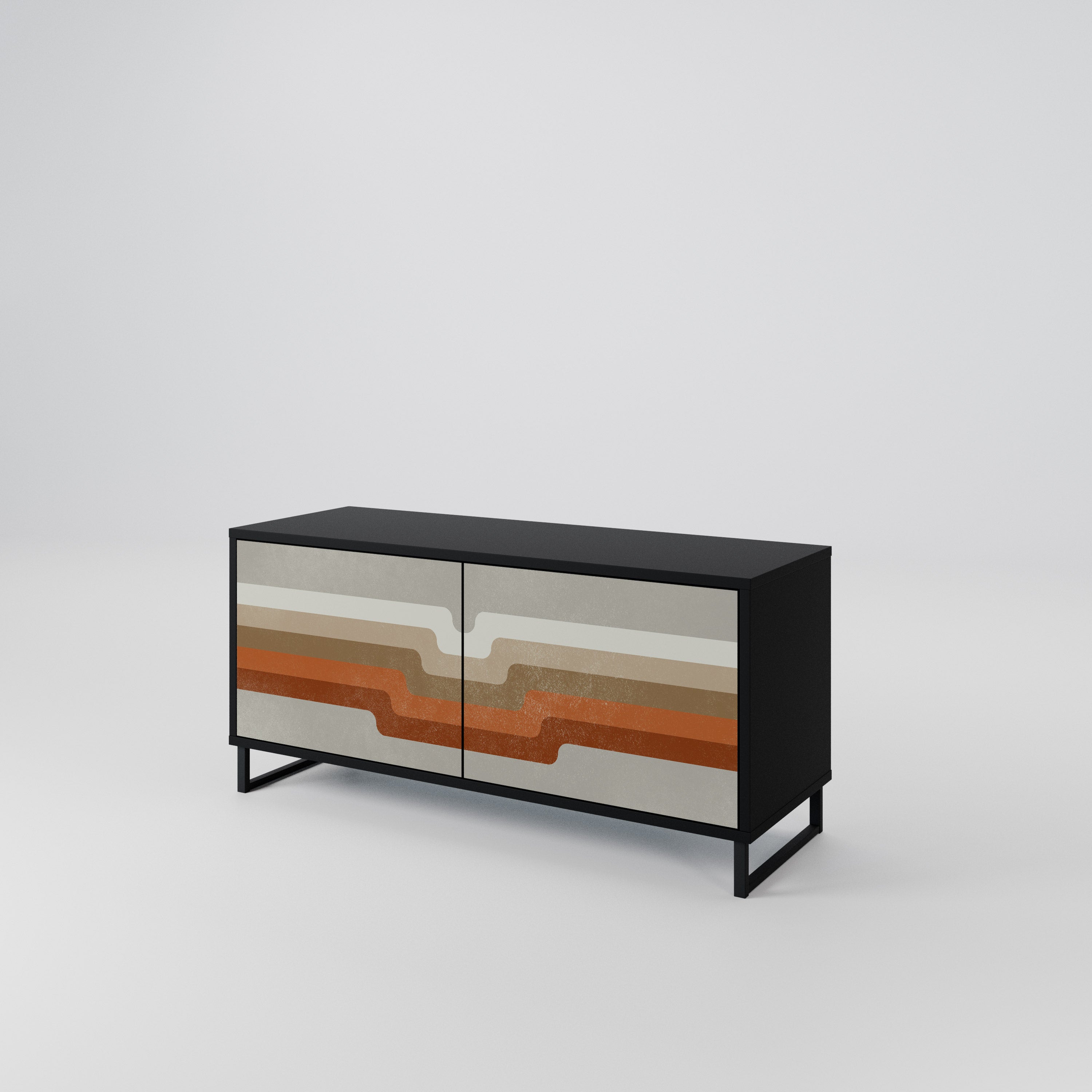 PECULIAR TRAIL Συμπαγές έπιπλο τηλεόρασης 2-θυρών