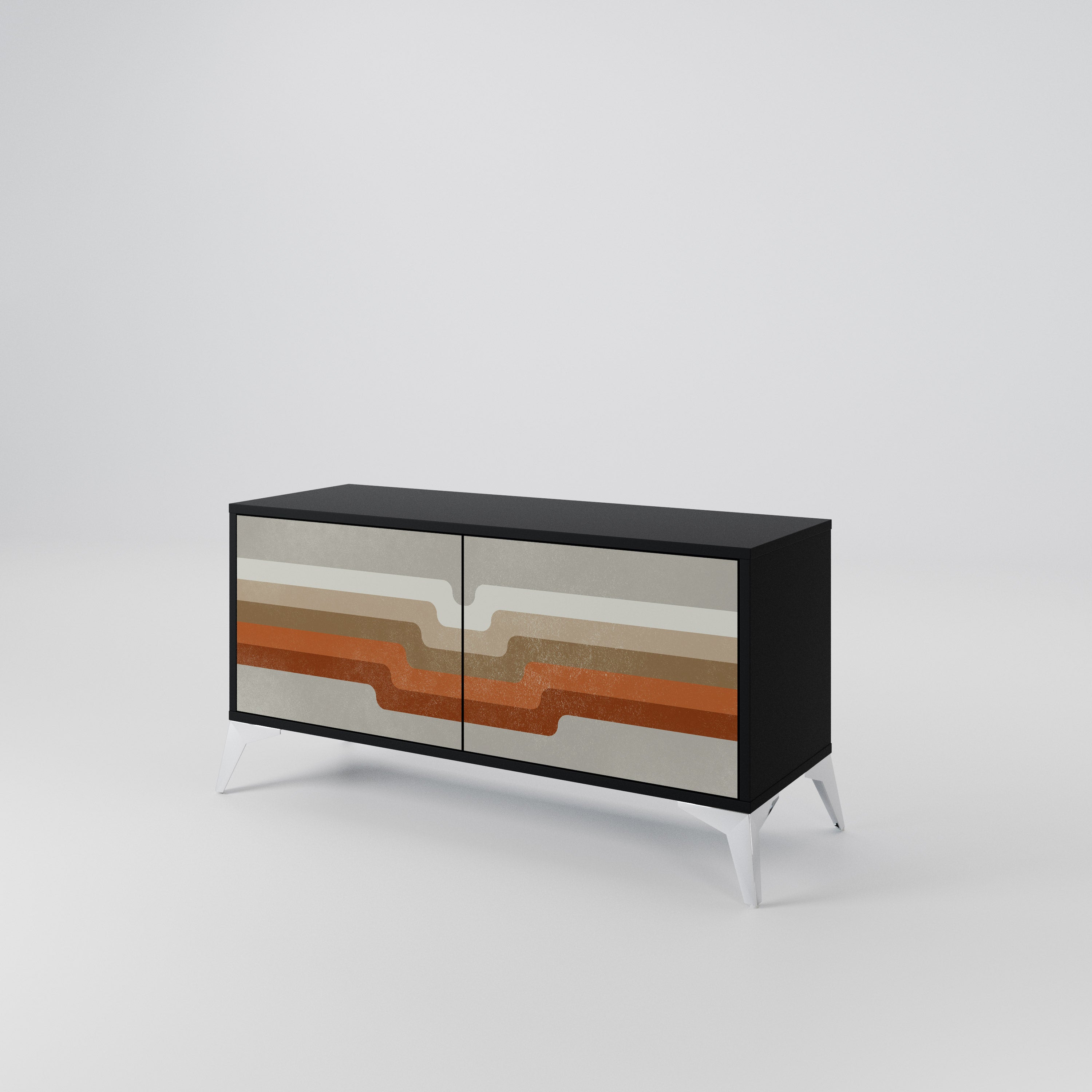 PECULIAR TRAIL Συμπαγές έπιπλο τηλεόρασης 2-θυρών