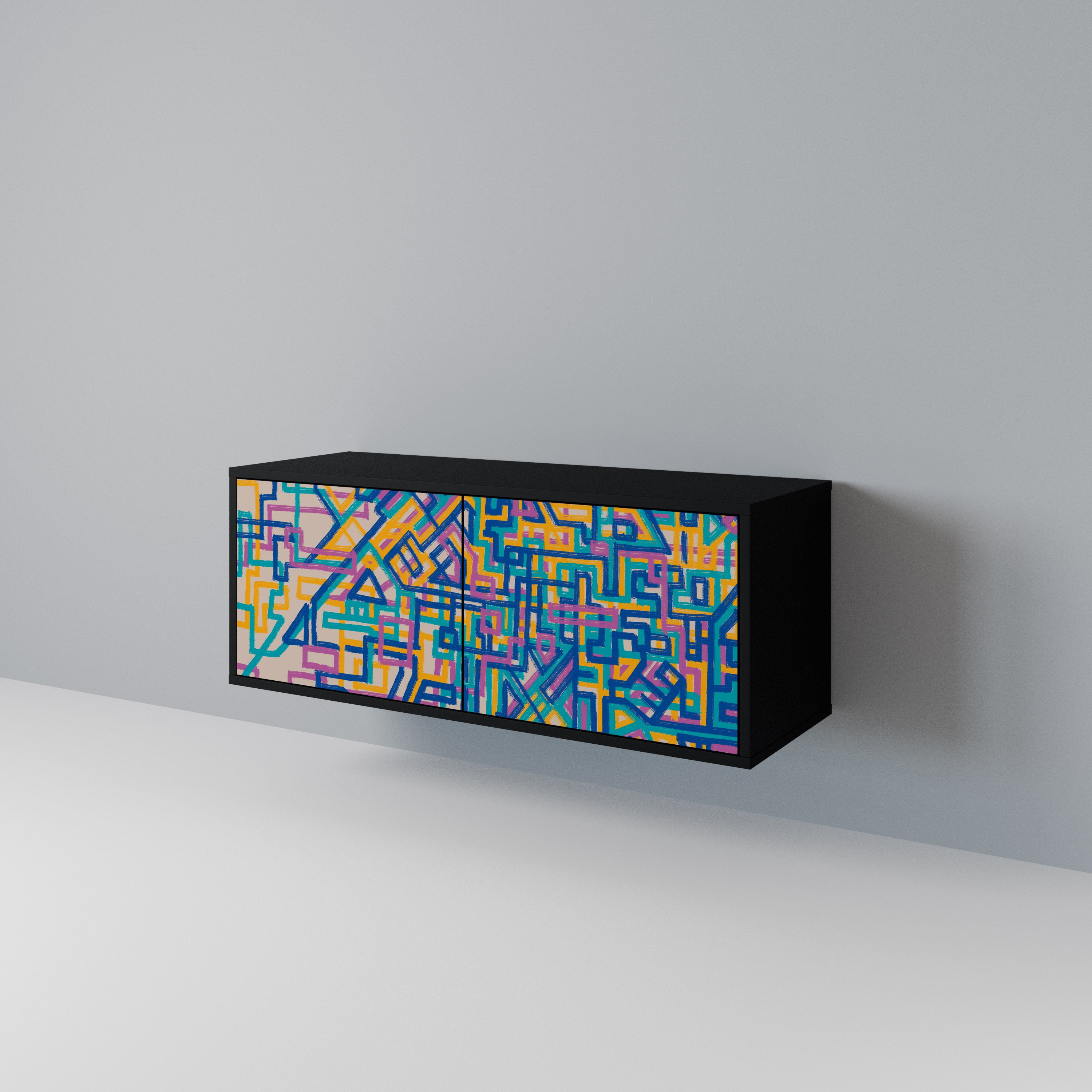 MEMORIES MAP Συμπαγές έπιπλο τηλεόρασης 2-θυρών