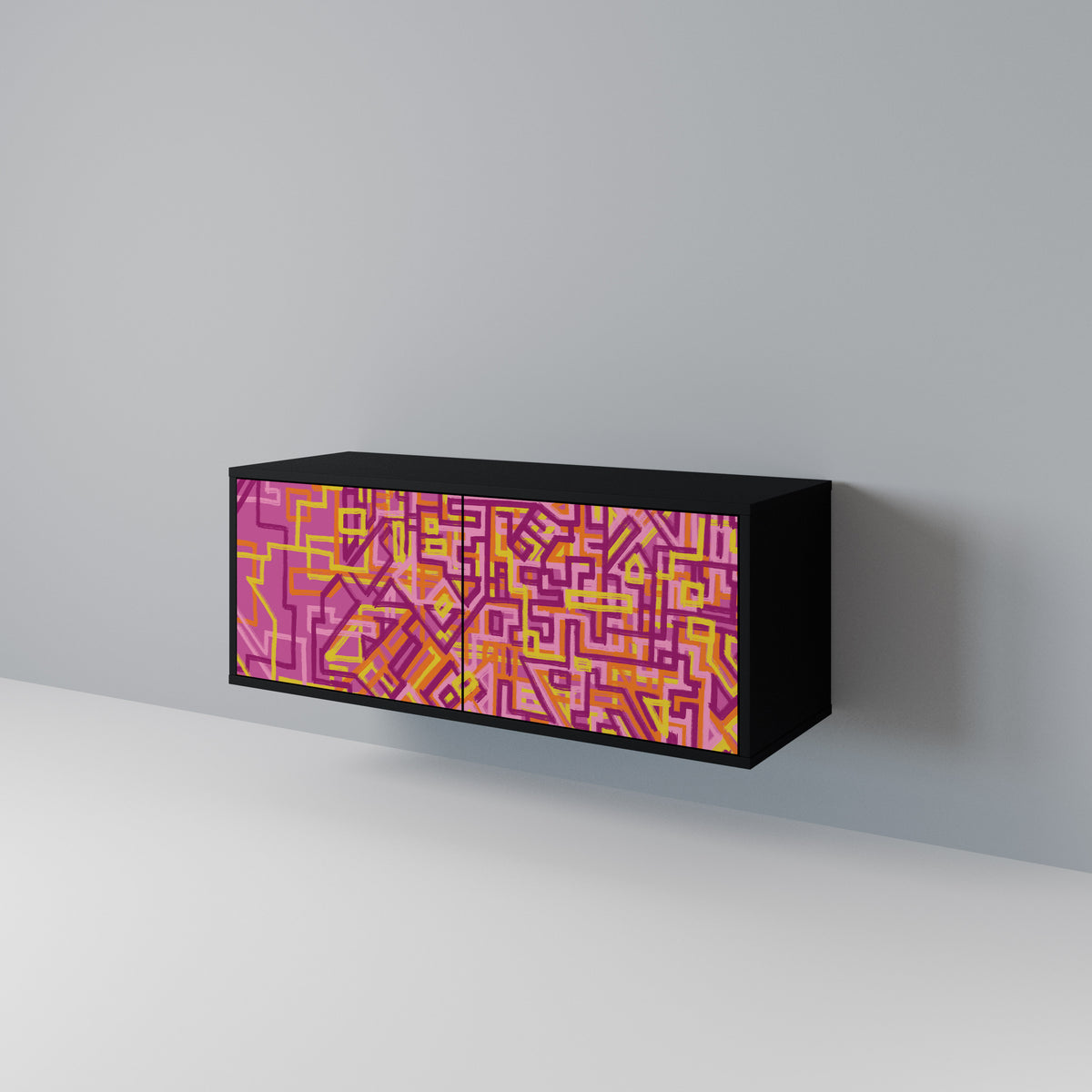 LOVELY MEMORIES Compact 2-Door TV Cabinet