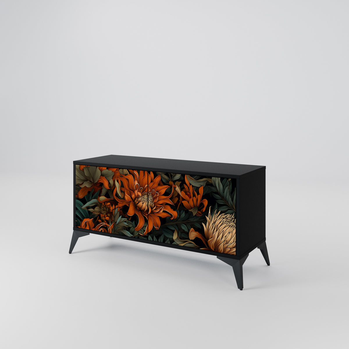 DAWN BLOOM Compact 2-Door TV Cabinet