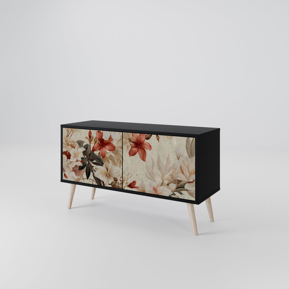 PETAL HARMONY Compact 2-Door TV Cabinet