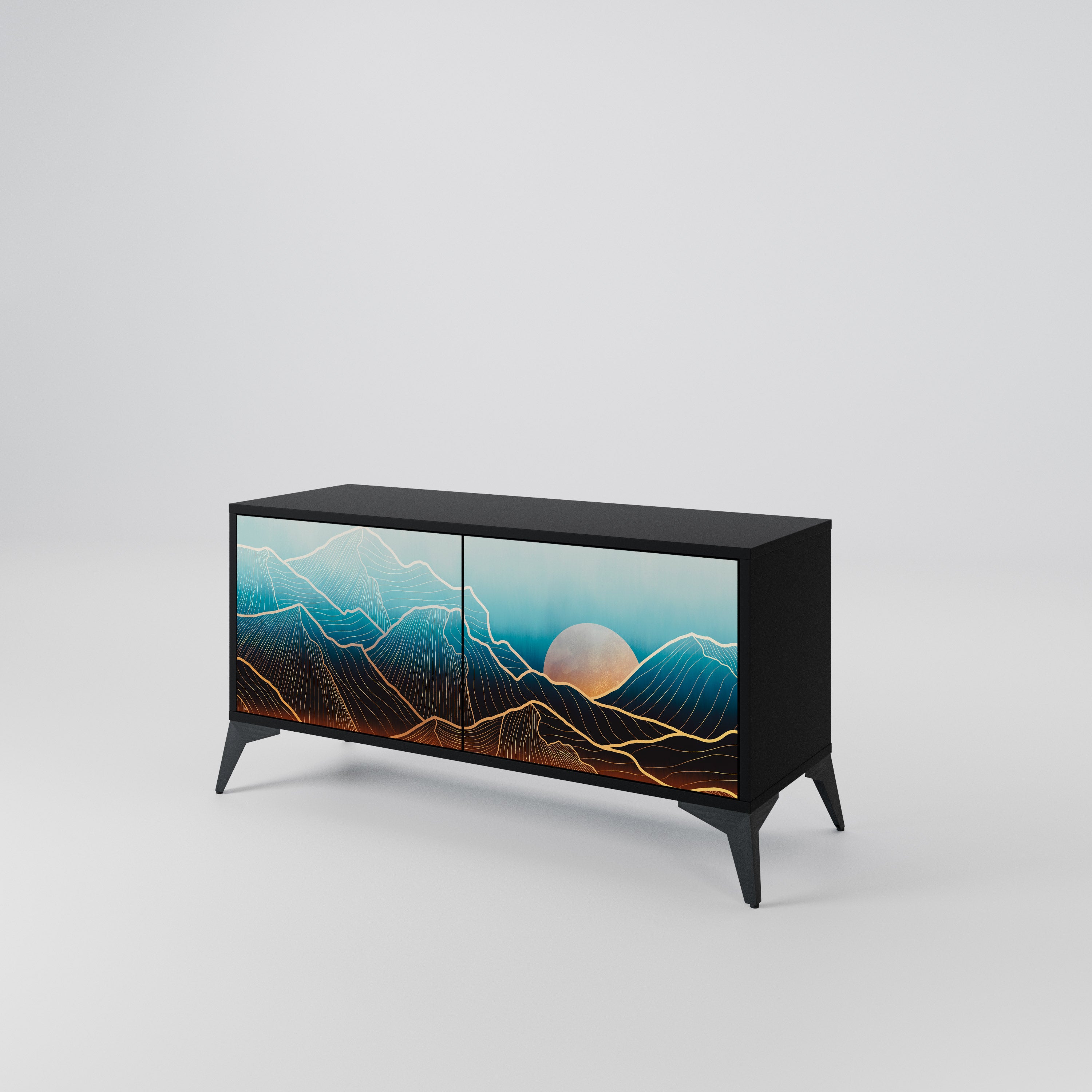 LUNAR SECRETS Συμπαγές έπιπλο τηλεόρασης 2-θυρών