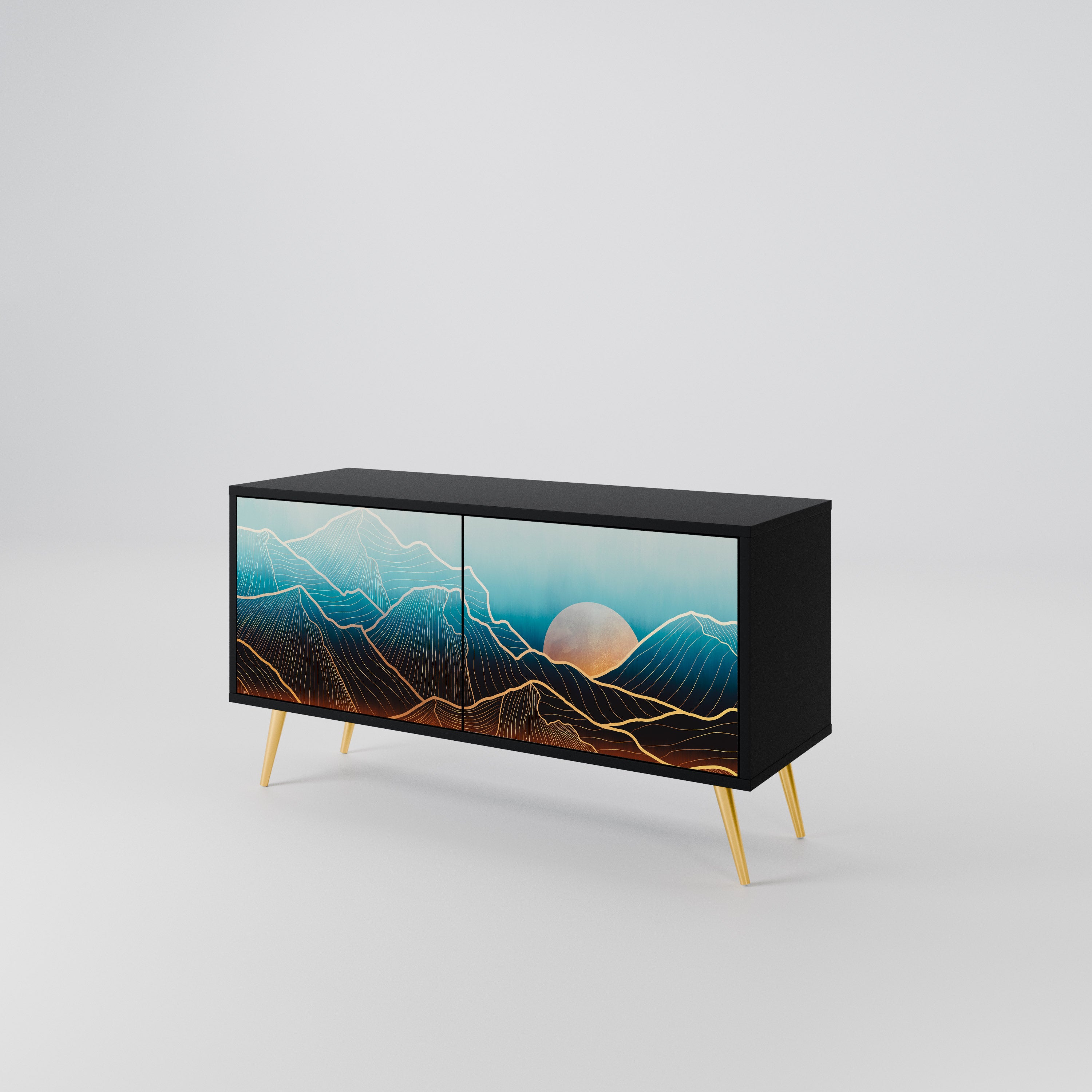 LUNAR SECRETS Συμπαγές έπιπλο τηλεόρασης 2-θυρών