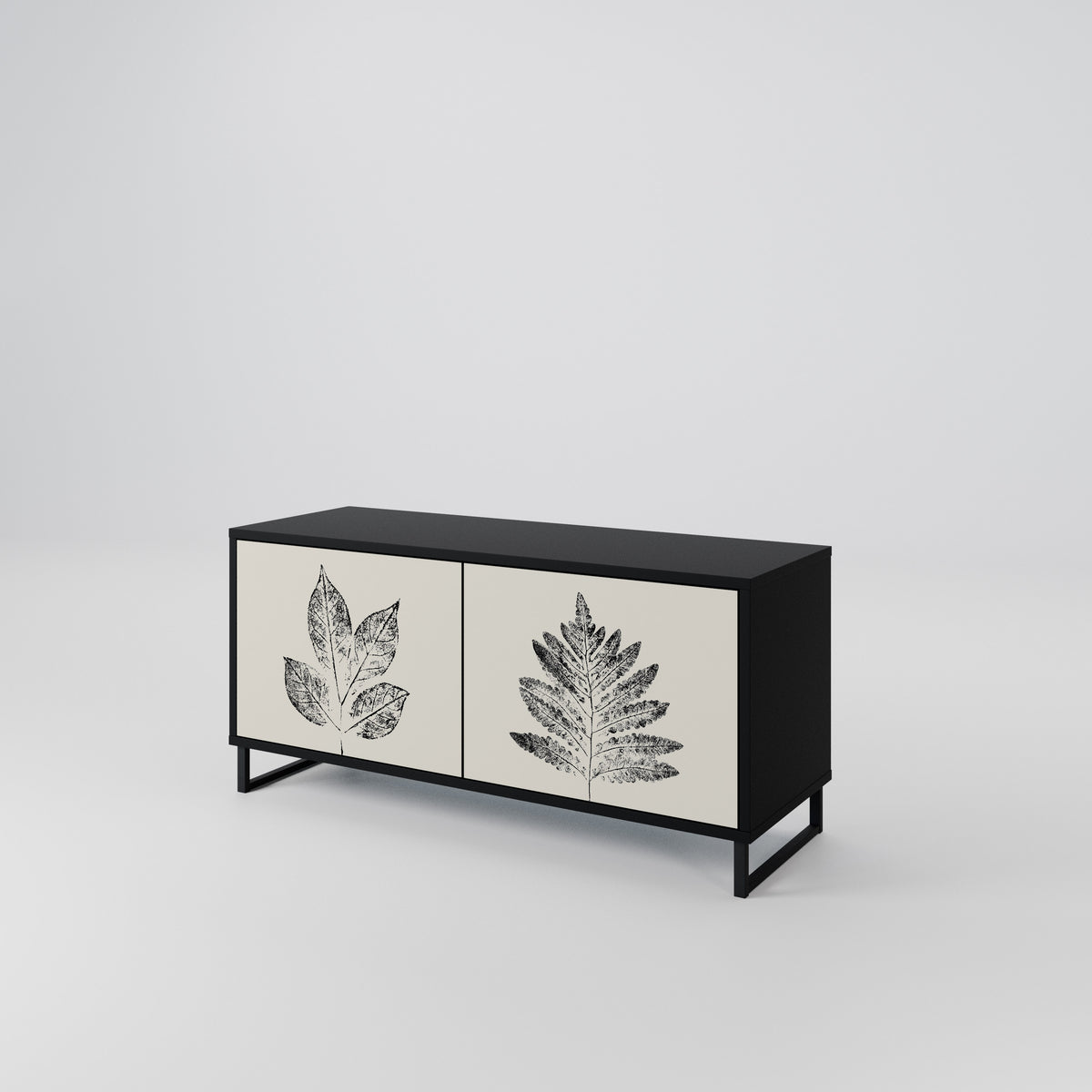 LEAFY STAMPS Συμπαγές έπιπλο τηλεόρασης 2-θυρών