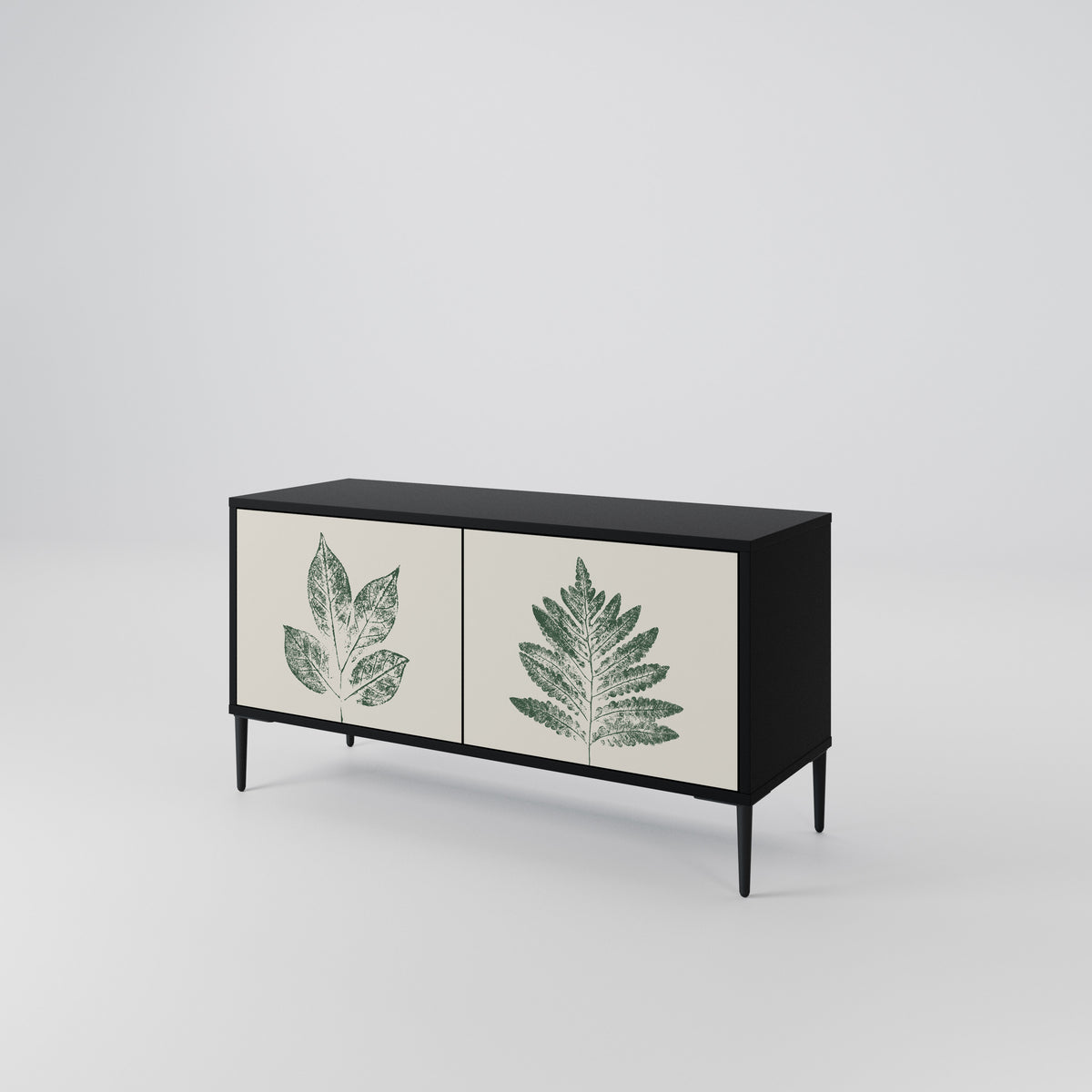 GREEN LEAFY STAMPS Συμπαγές έπιπλο τηλεόρασης 2-θυρών