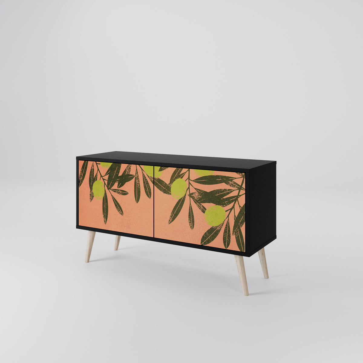 JUICY OLIVES Compact 2-Door TV Cabinet