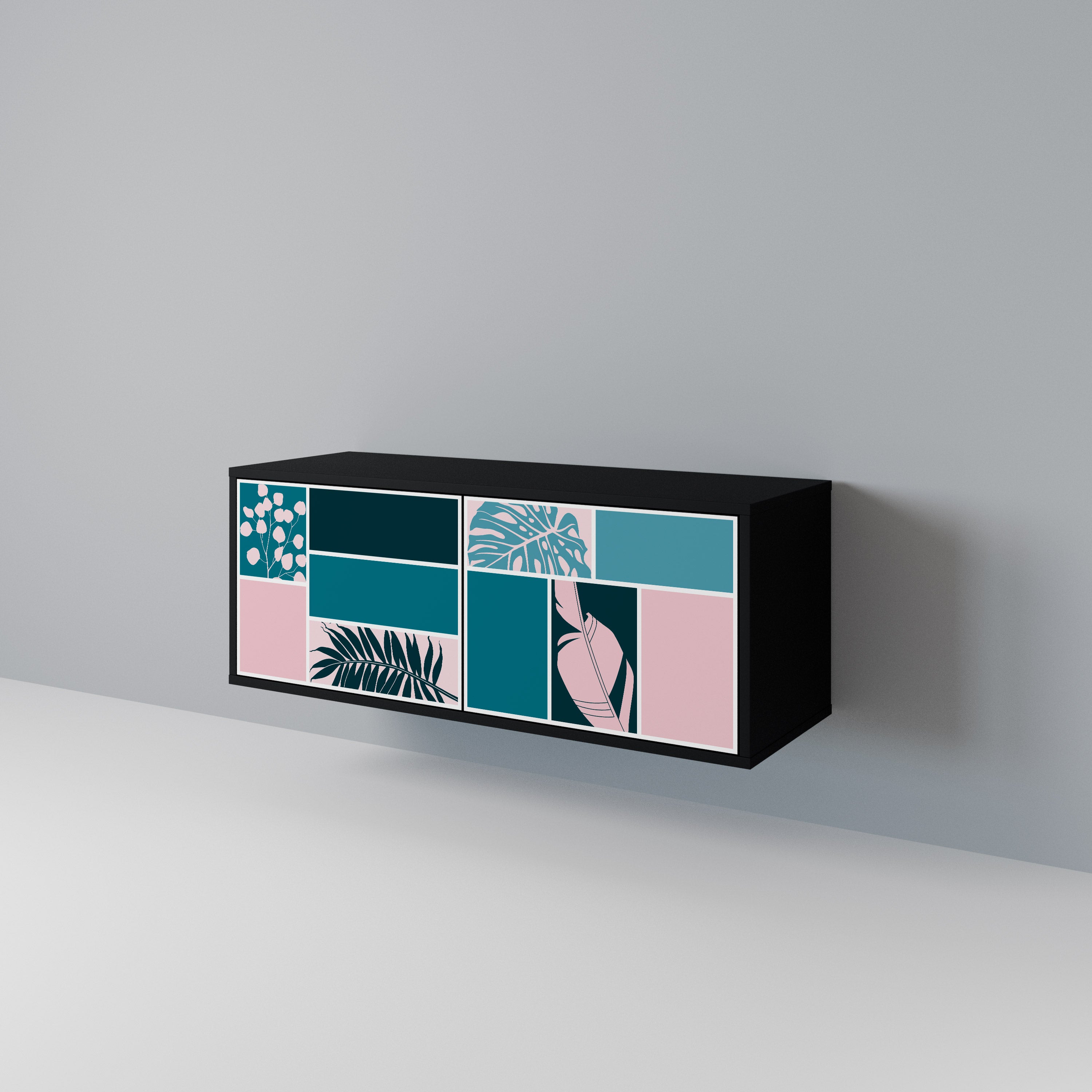 COMBINATION OF SHAPES Συμπαγές έπιπλο τηλεόρασης 2-θυρών