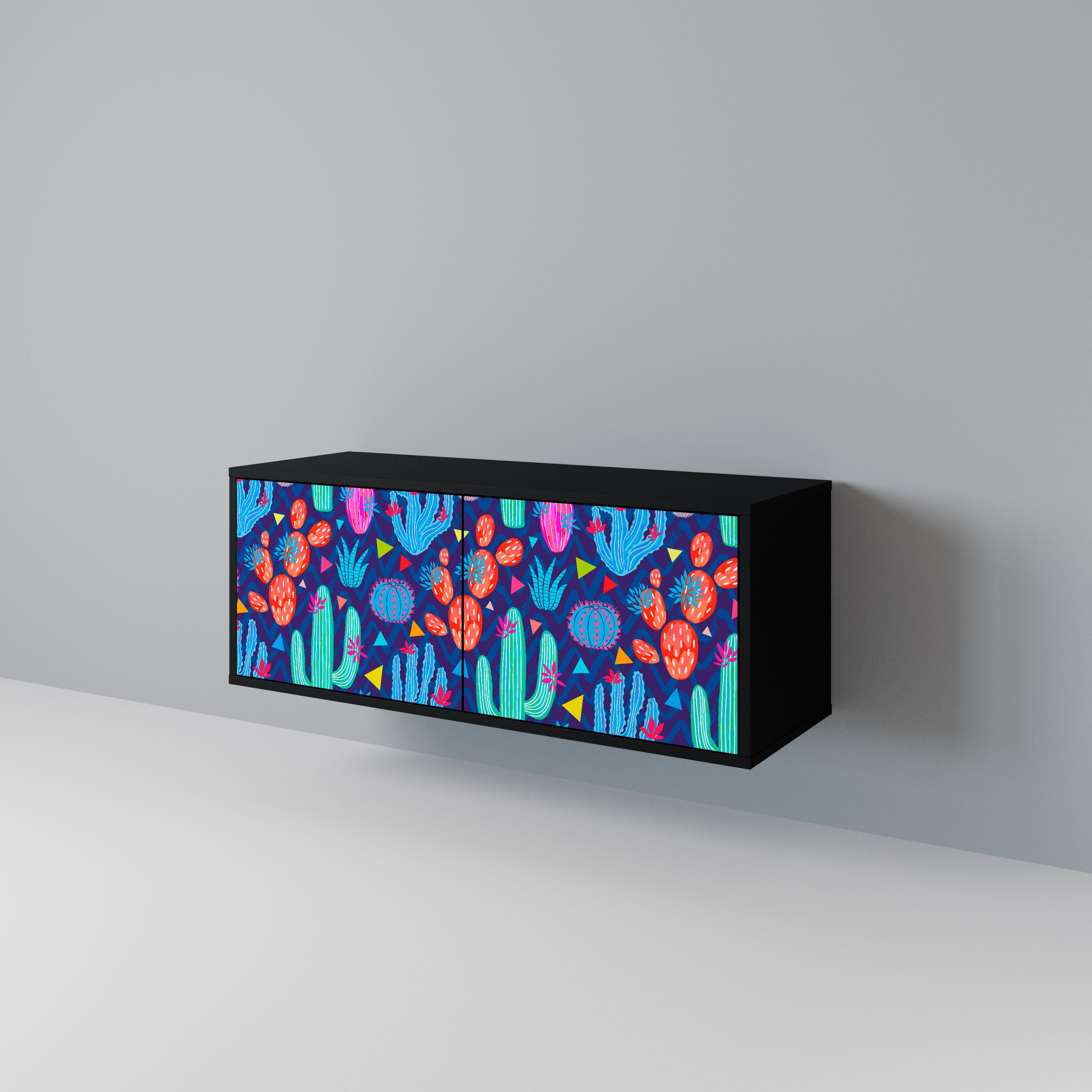 CACTUS VIBES Συμπαγές έπιπλο τηλεόρασης 2-θυρών