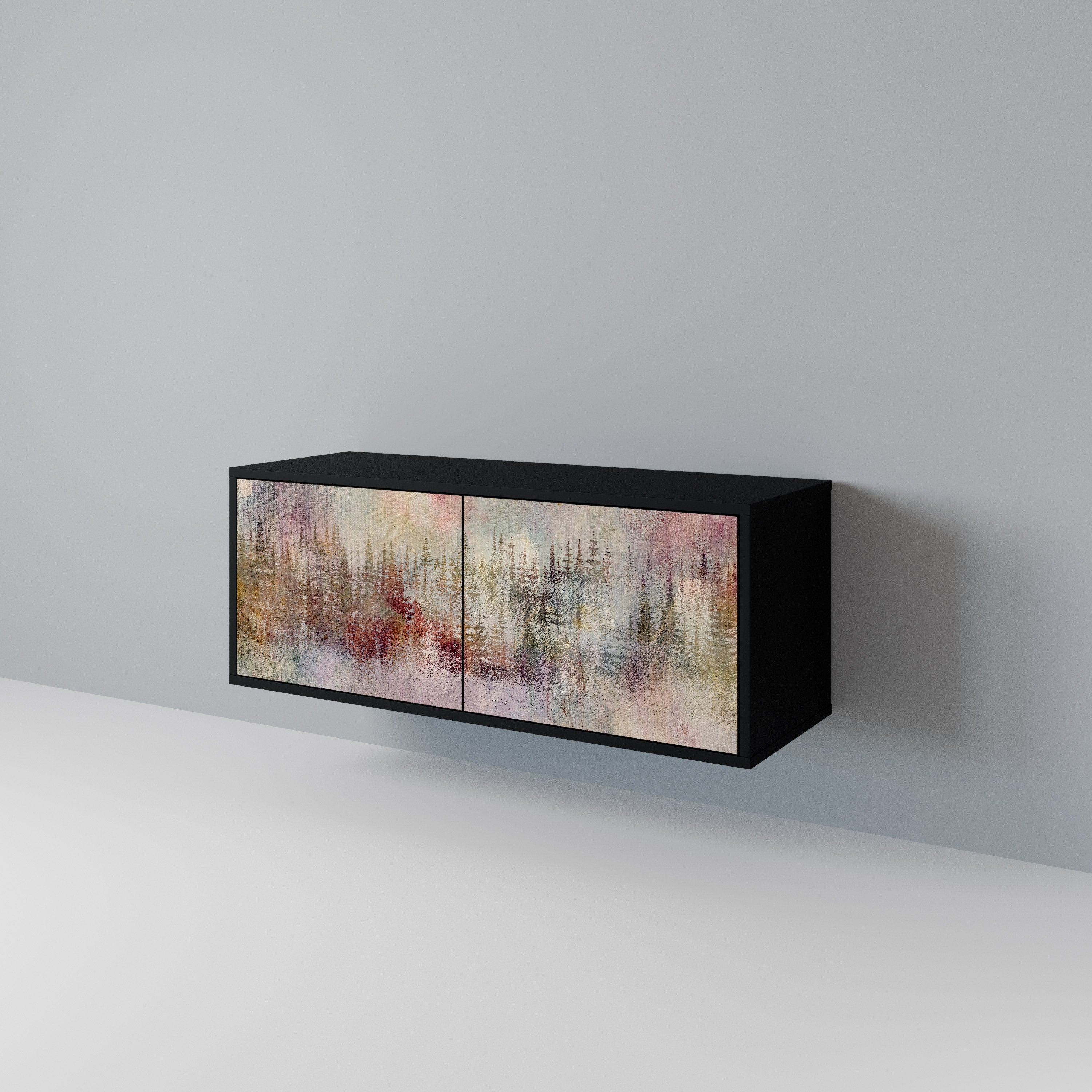 VEILED SUMMIT Συμπαγές έπιπλο τηλεόρασης 2-θυρών