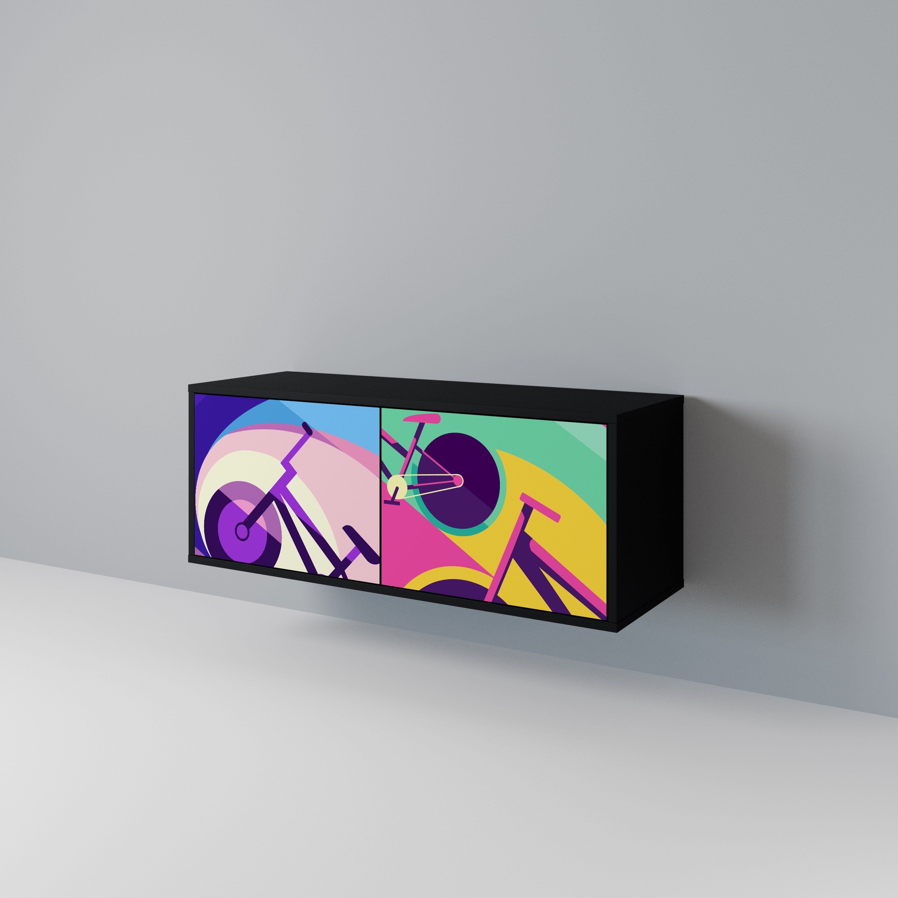 BIKE DREAMS Συμπαγές έπιπλο τηλεόρασης 2-θυρών