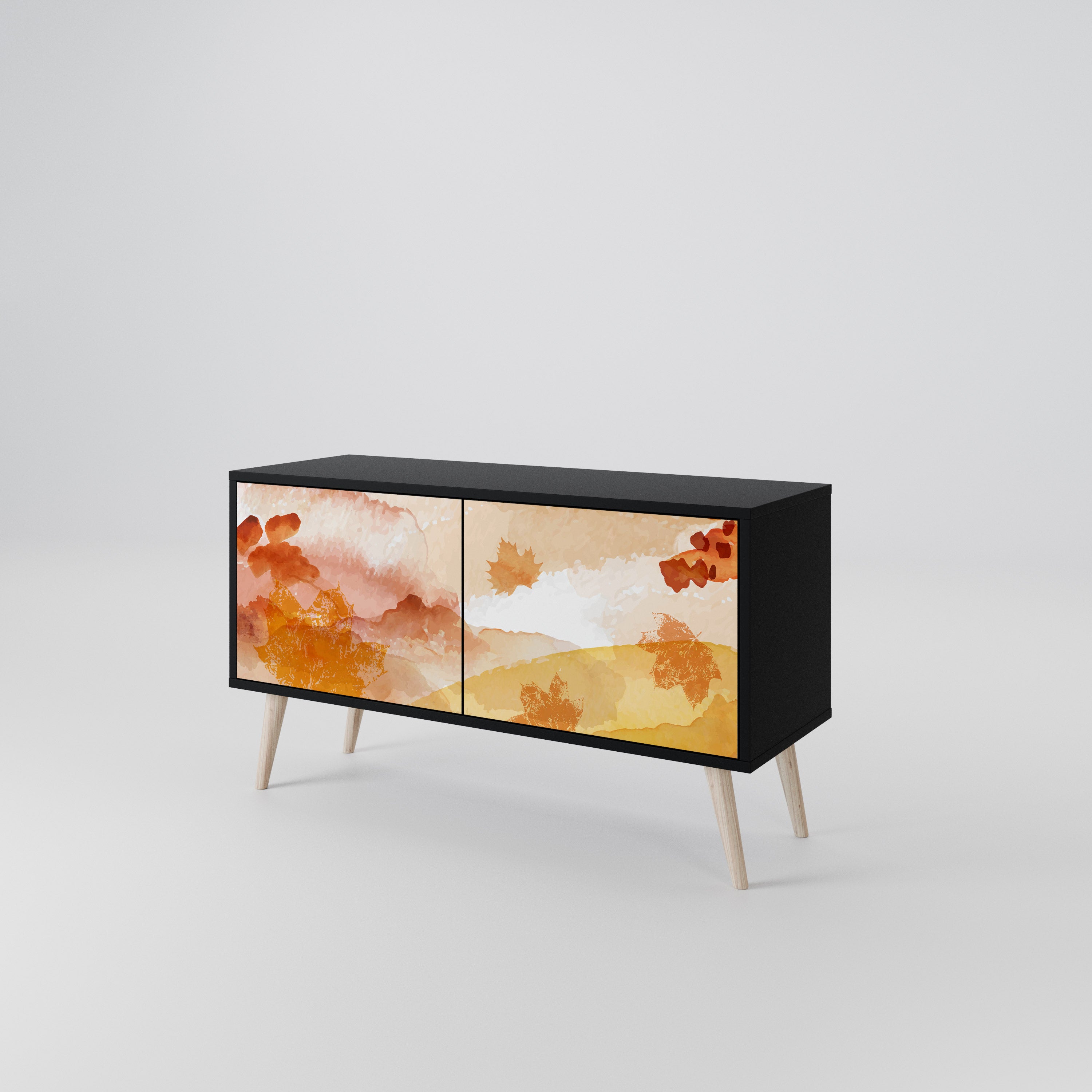 TRACES OF AUTUMN Συμπαγές έπιπλο τηλεόρασης 2-θυρών