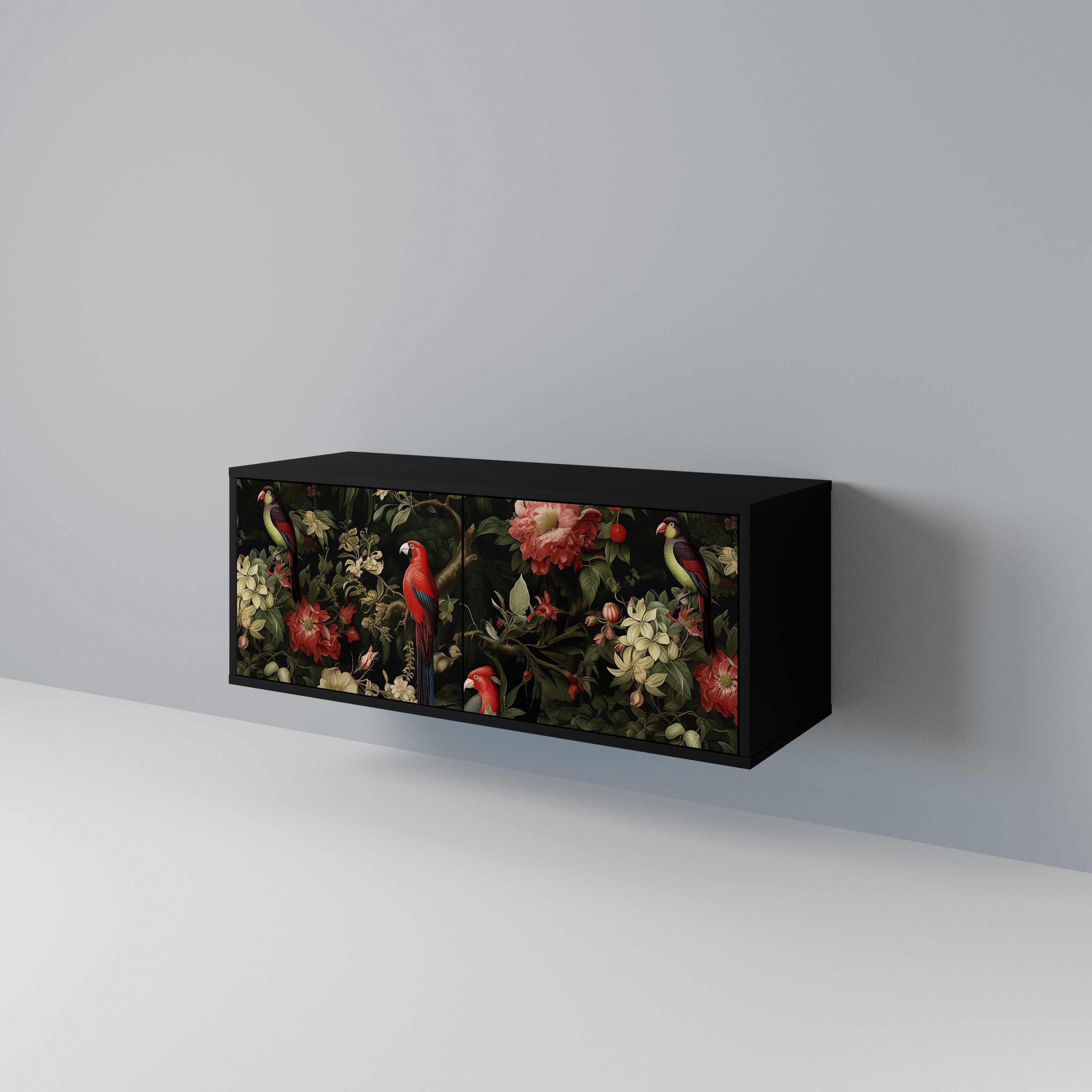 FLORAL FANTASIA Συμπαγές έπιπλο τηλεόρασης 2-θυρών