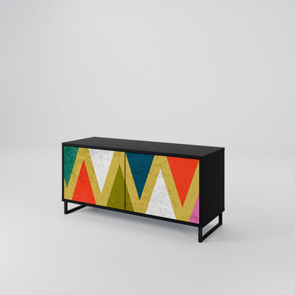 COLORFUL TRIANGLES Συμπαγές έπιπλο τηλεόρασης 2-θυρών