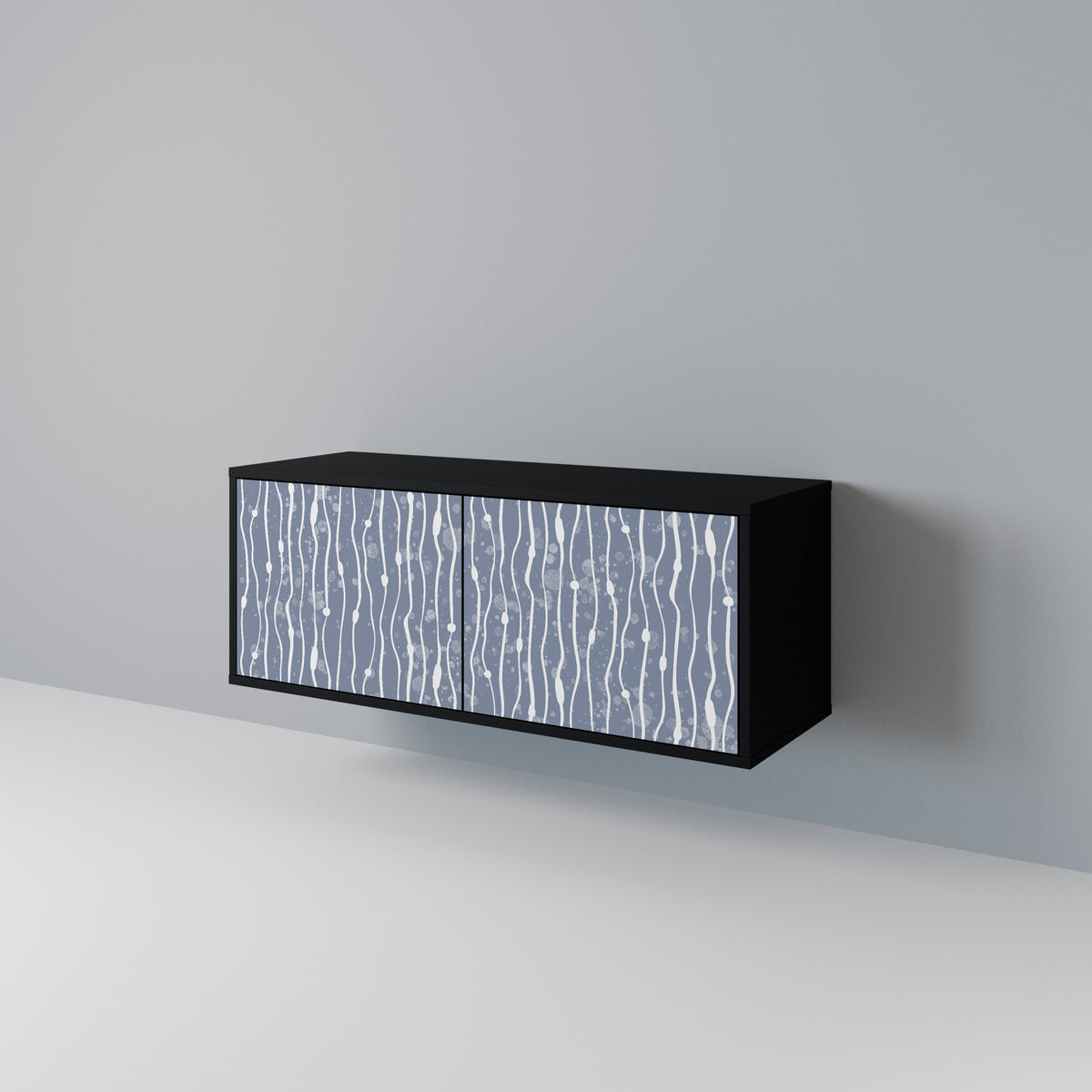 GRAPHITE RAIN Συμπαγές έπιπλο τηλεόρασης 2-θυρών