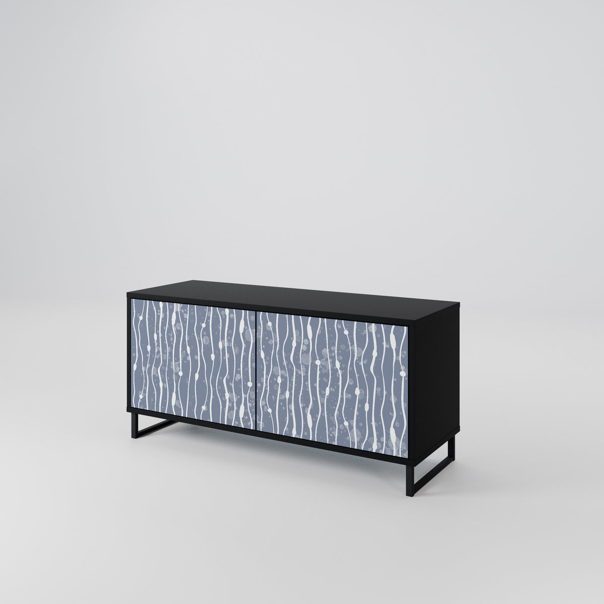 GRAPHITE RAIN Συμπαγές έπιπλο τηλεόρασης 2-θυρών