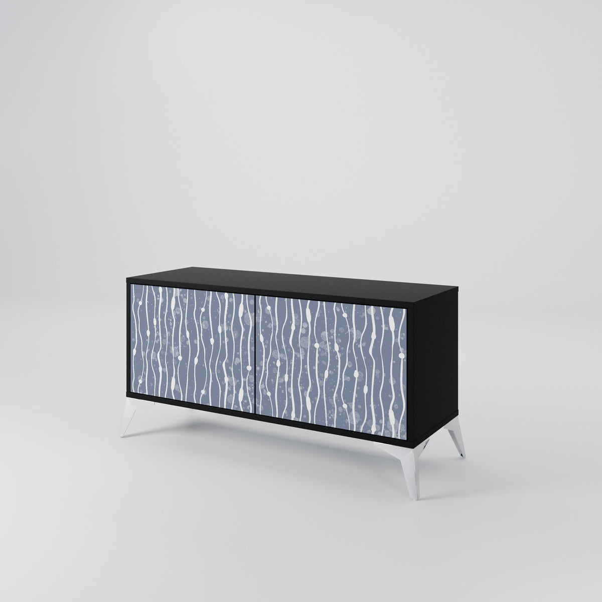 GRAPHITE RAIN Συμπαγές έπιπλο τηλεόρασης 2-θυρών