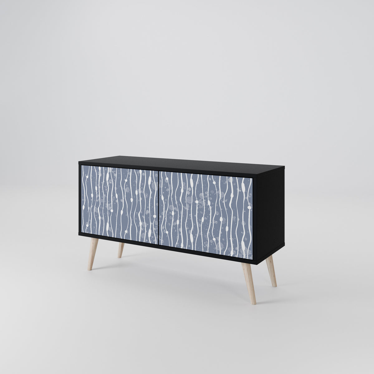 GRAPHITE RAIN Συμπαγές έπιπλο τηλεόρασης 2-θυρών