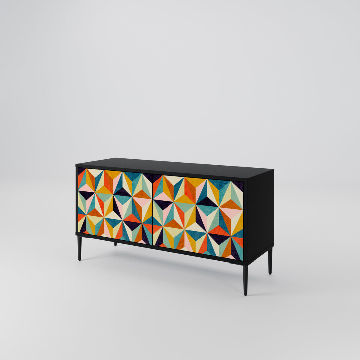 TESSELATE TREASURES Compact 2-Door TV Cabinet