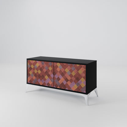 PAINTED SQUARES Συμπαγές έπιπλο τηλεόρασης 2-θυρών