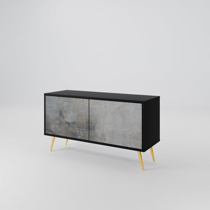 CONCRETE WALL Συμπαγές έπιπλο τηλεόρασης 2-θυρών