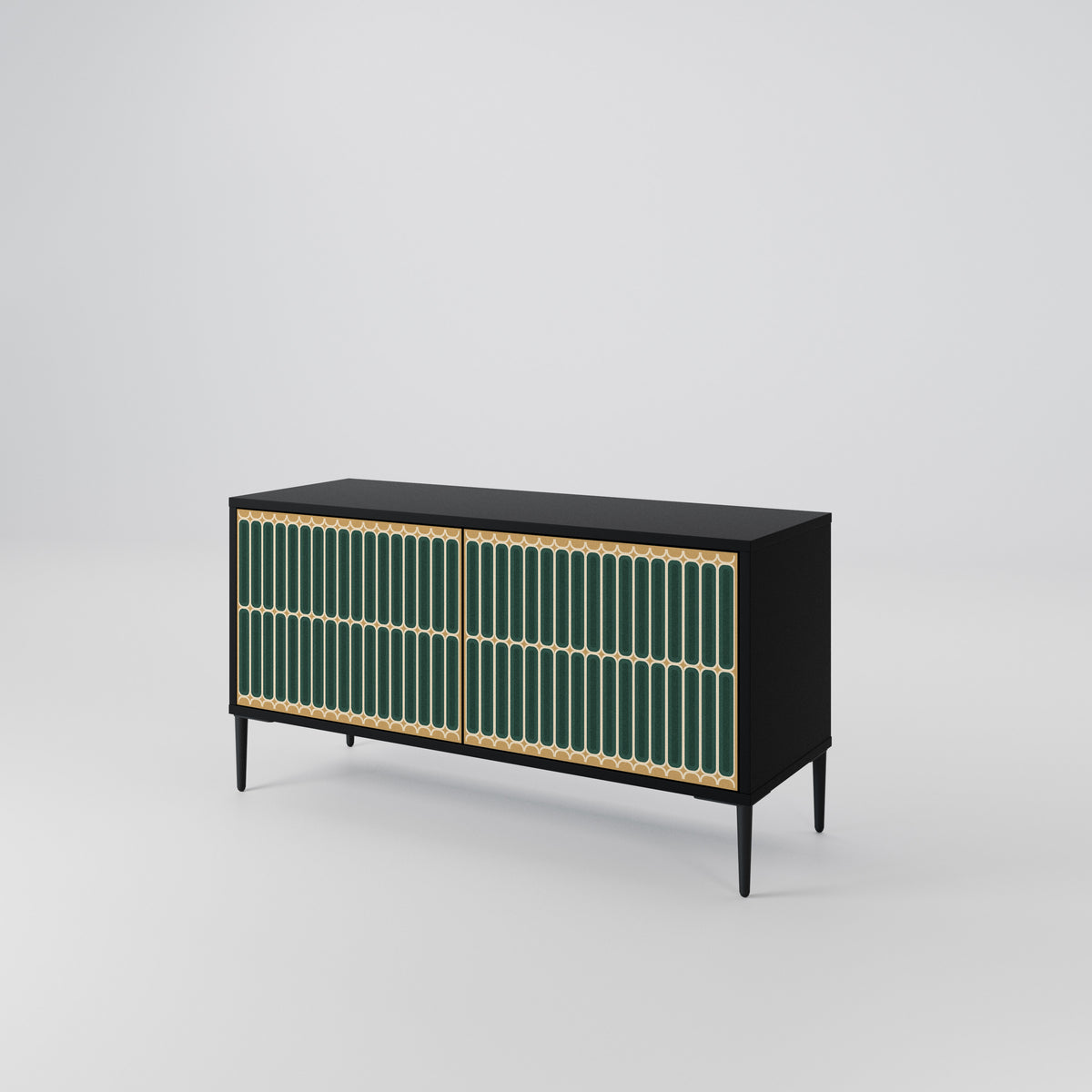ILUSION GATE Compact 2-Door TV Cabinet