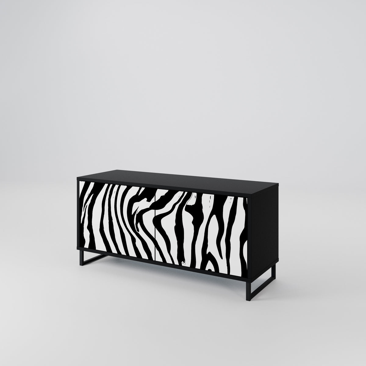SPLENDID ZEBRA Συμπαγές έπιπλο τηλεόρασης 2-θυρών
