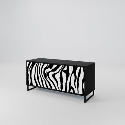 SPLENDID ZEBRA Συμπαγές έπιπλο τηλεόρασης 2-θυρών