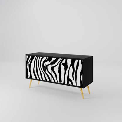 SPLENDID ZEBRA Συμπαγές έπιπλο τηλεόρασης 2-θυρών