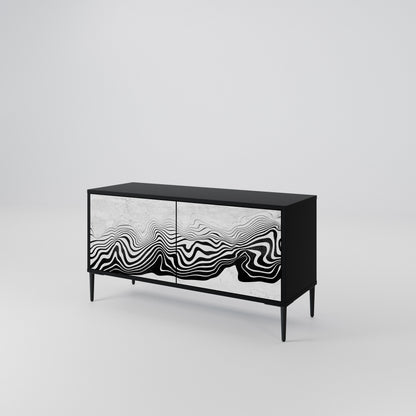 MONOCHROME MIRAGE Συμπαγές έπιπλο τηλεόρασης 2-θυρών