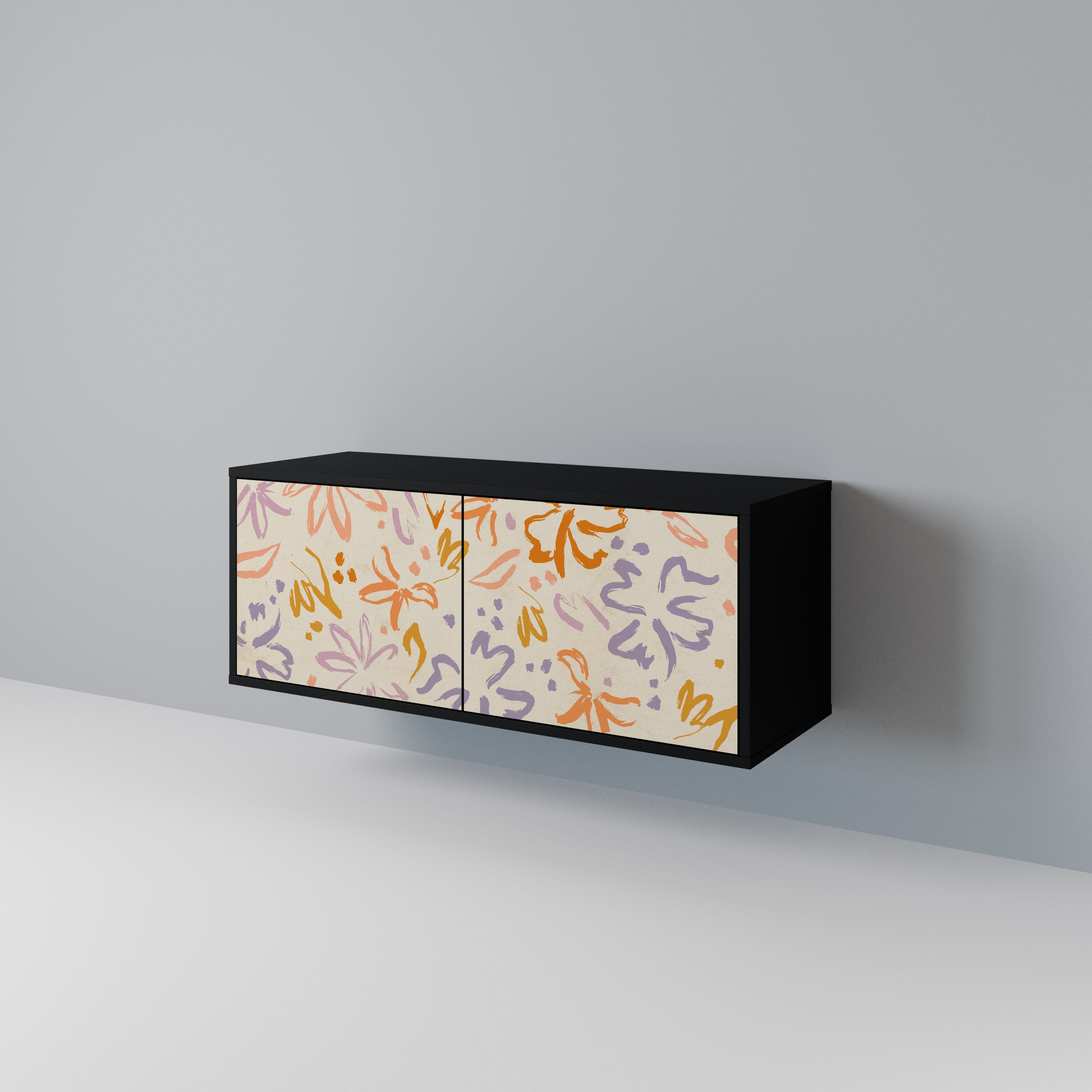 SPRING WHIMSY Compact 2-Door TV Cabinet