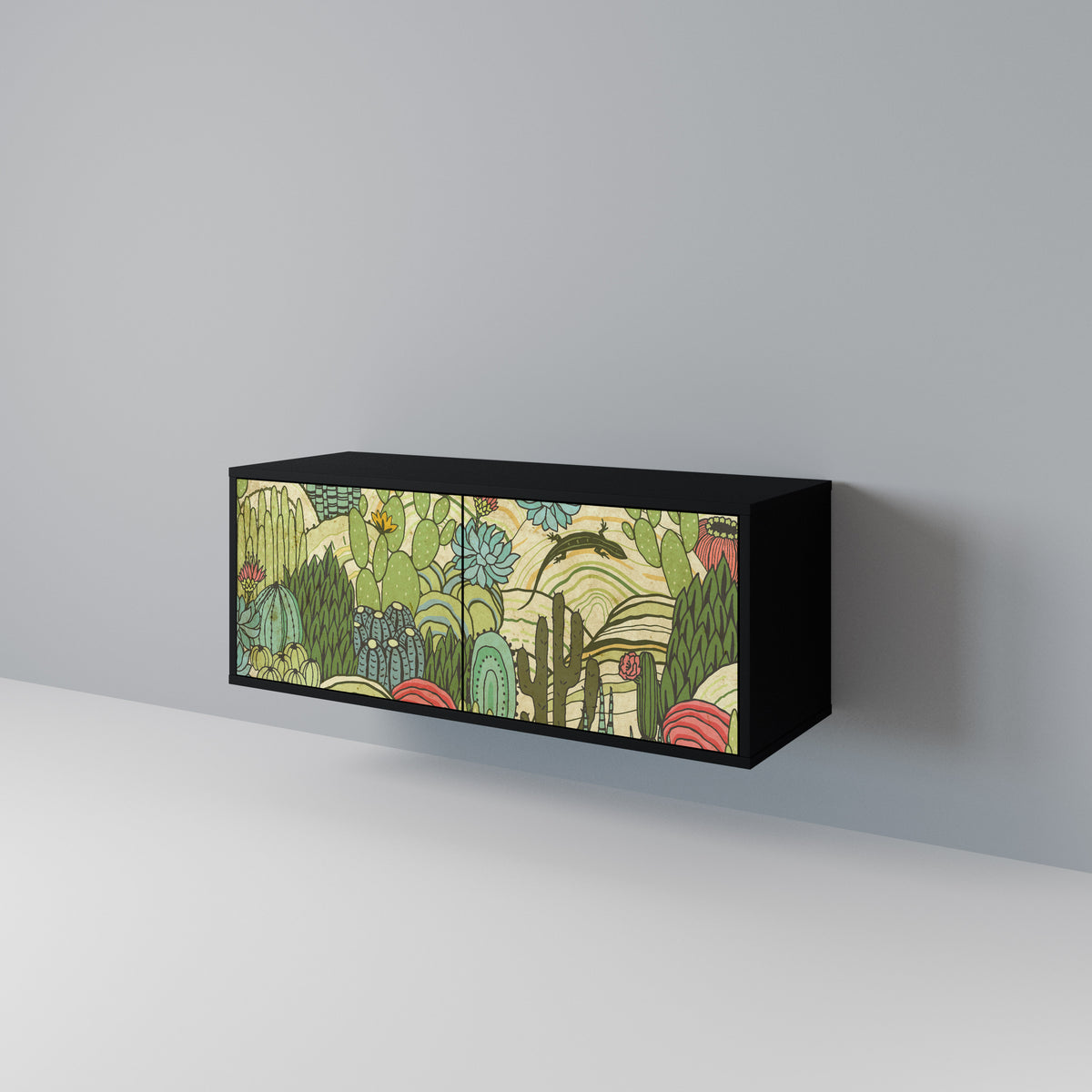 SUCCULENTS KALEIDOSCOPE Συμπαγές έπιπλο τηλεόρασης 2-θυρών