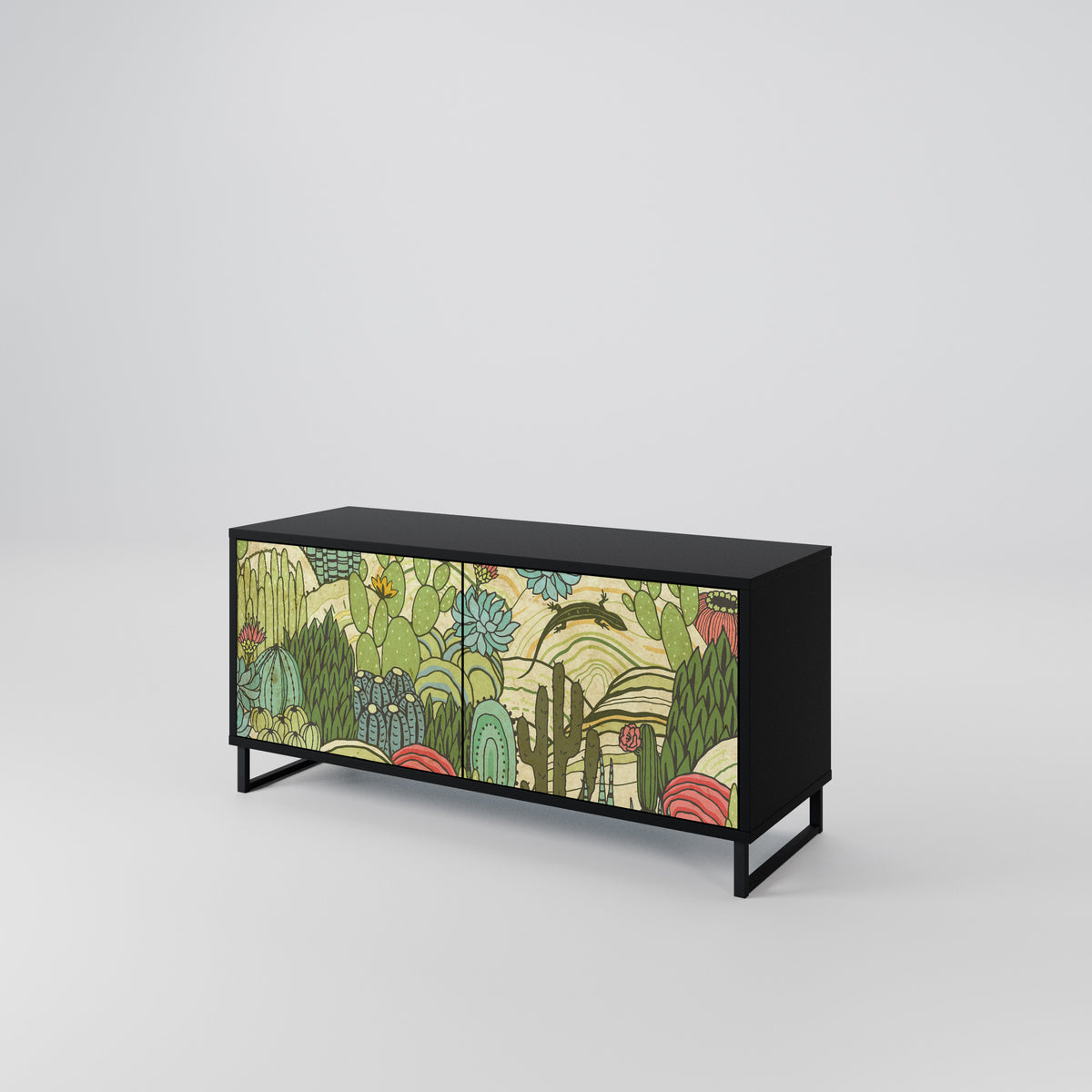 SUCCULENTS KALEIDOSCOPE Συμπαγές έπιπλο τηλεόρασης 2-θυρών