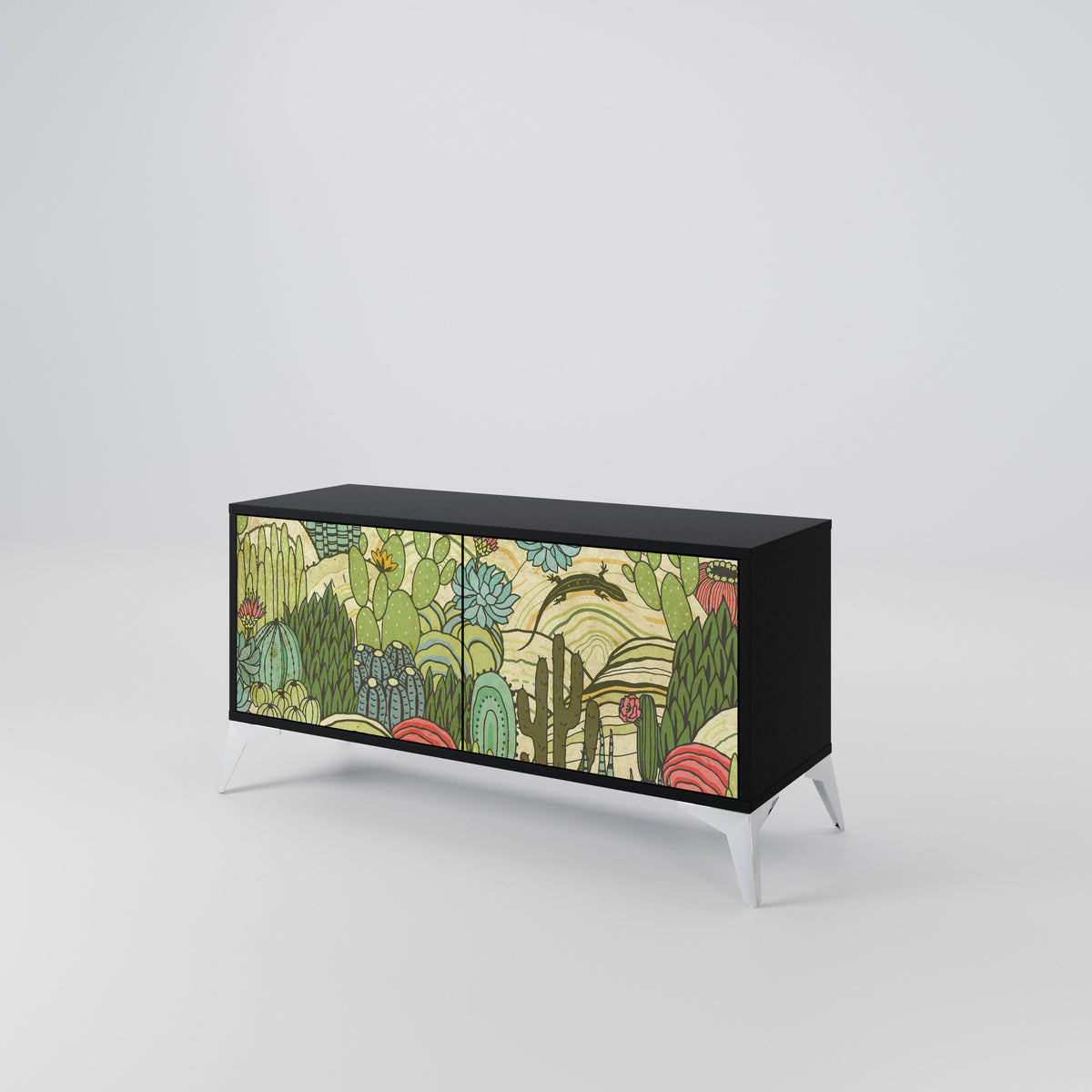 SUCCULENTS KALEIDOSCOPE Συμπαγές έπιπλο τηλεόρασης 2-θυρών