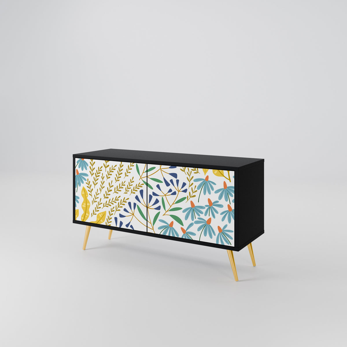 HELLO SPRING Συμπαγές έπιπλο τηλεόρασης 2-θυρών