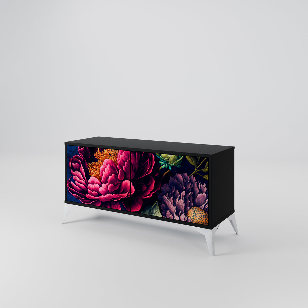 BLOOMING ELEGANCE Συμπαγές έπιπλο τηλεόρασης 2-θυρών