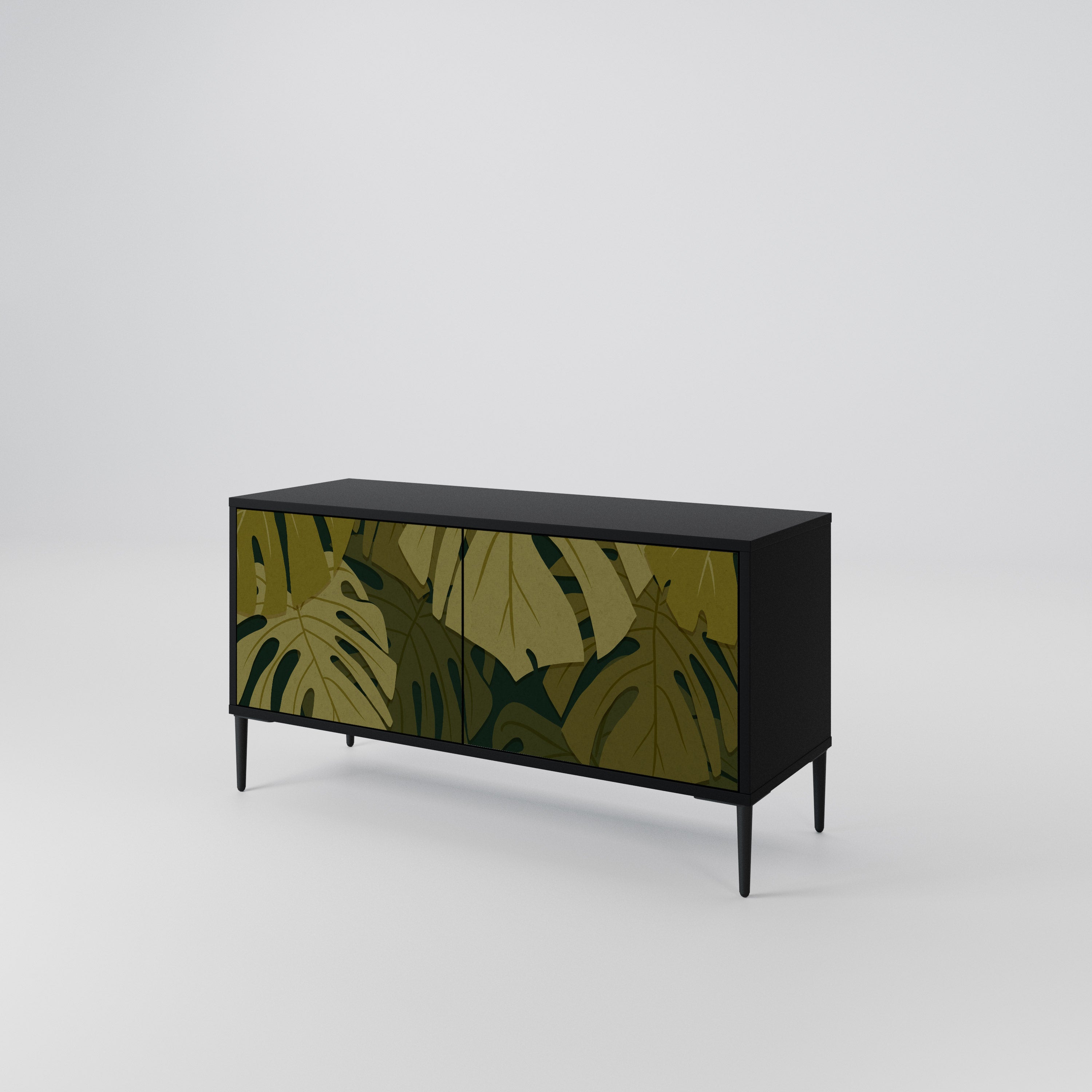 TROPICAL BEAUTY Compact 2-Door TV Cabinet