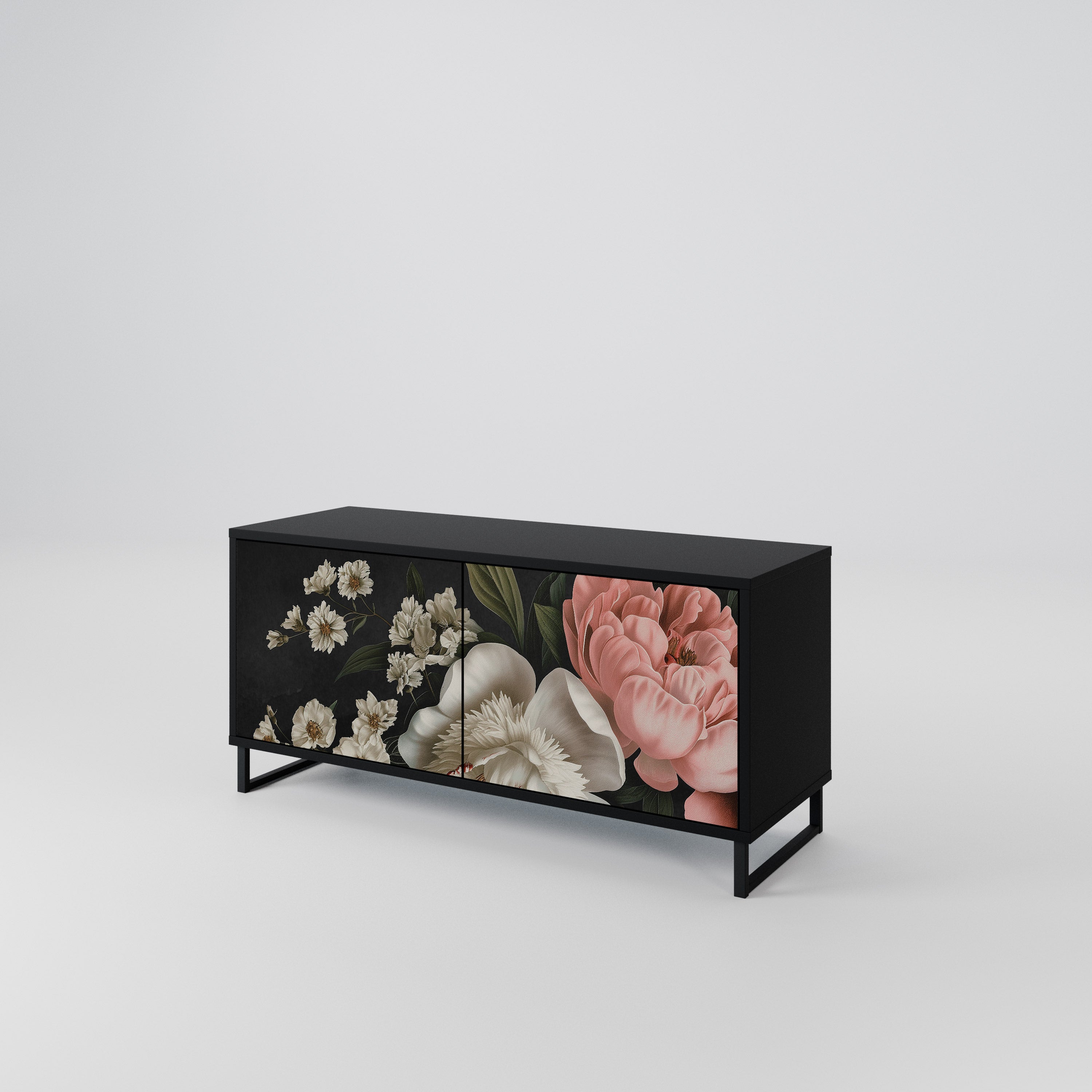 LUSH ELEGANCE Compact 2-Door TV Cabinet