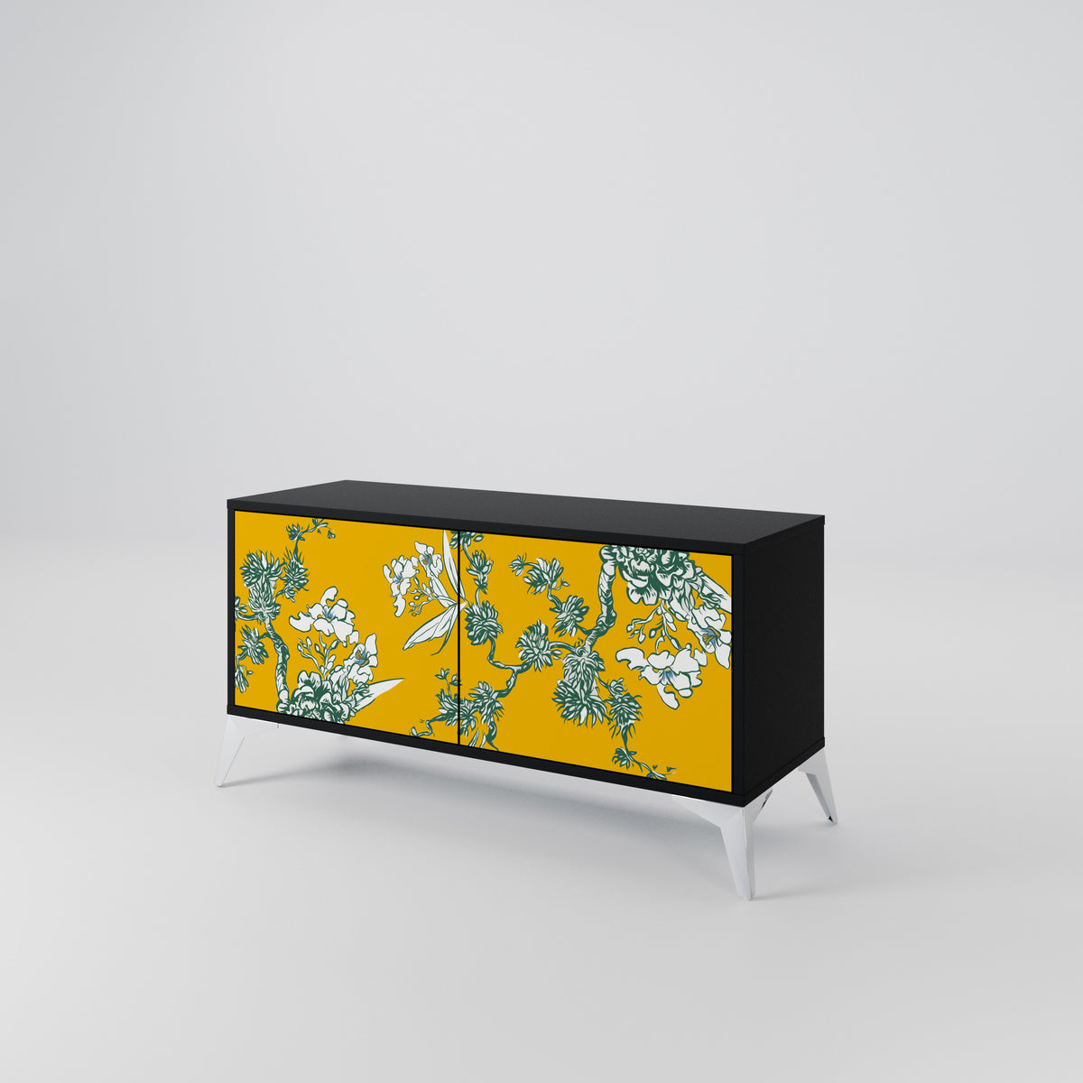 YELLOW CHINOISERIE Συμπαγές έπιπλο τηλεόρασης 2-θυρών