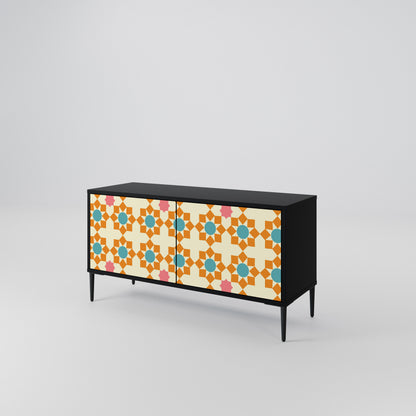 FLORAL DECOR Συμπαγές έπιπλο τηλεόρασης 2-θυρών