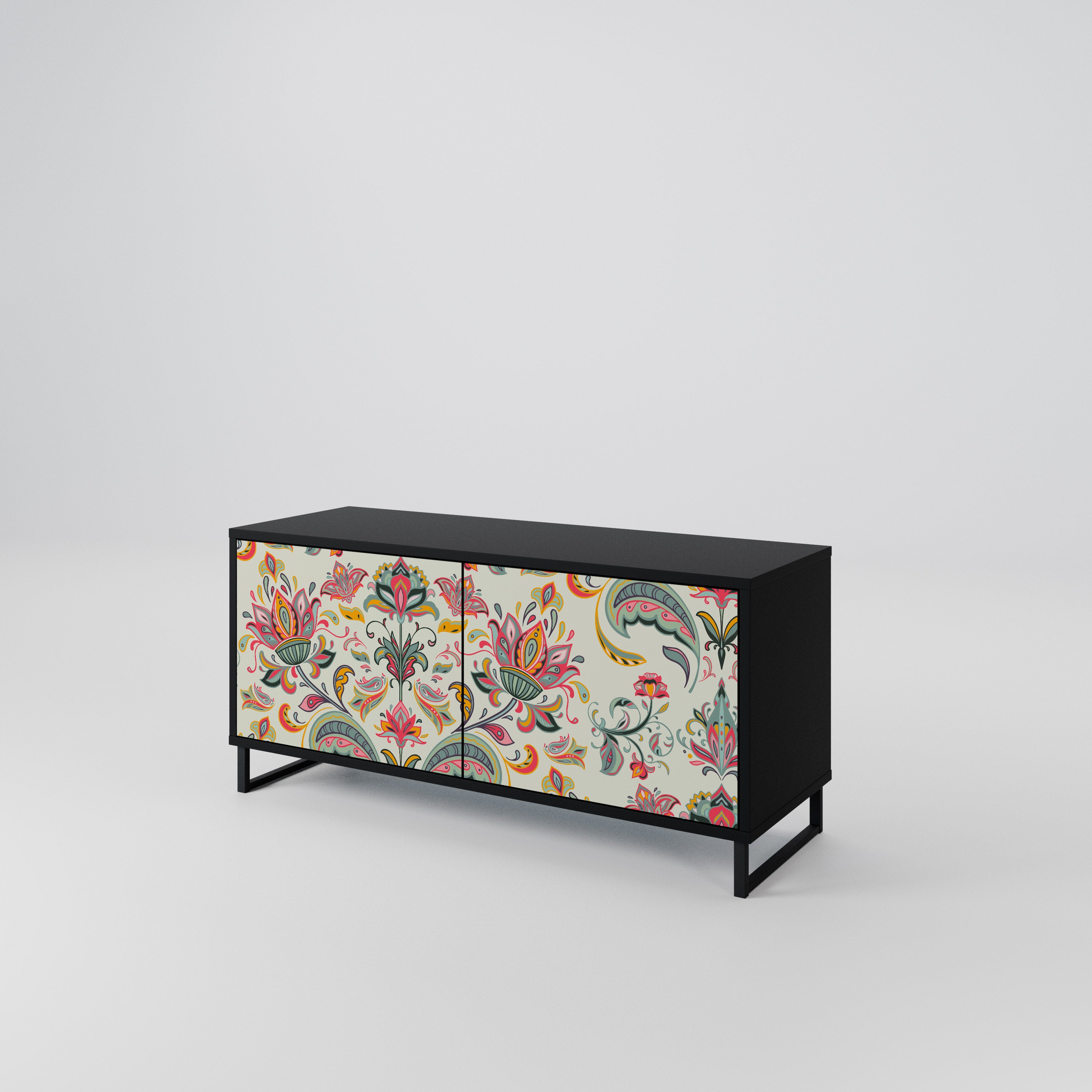 ORGANIC FOLKLORE Compact 2-Door TV Cabinet