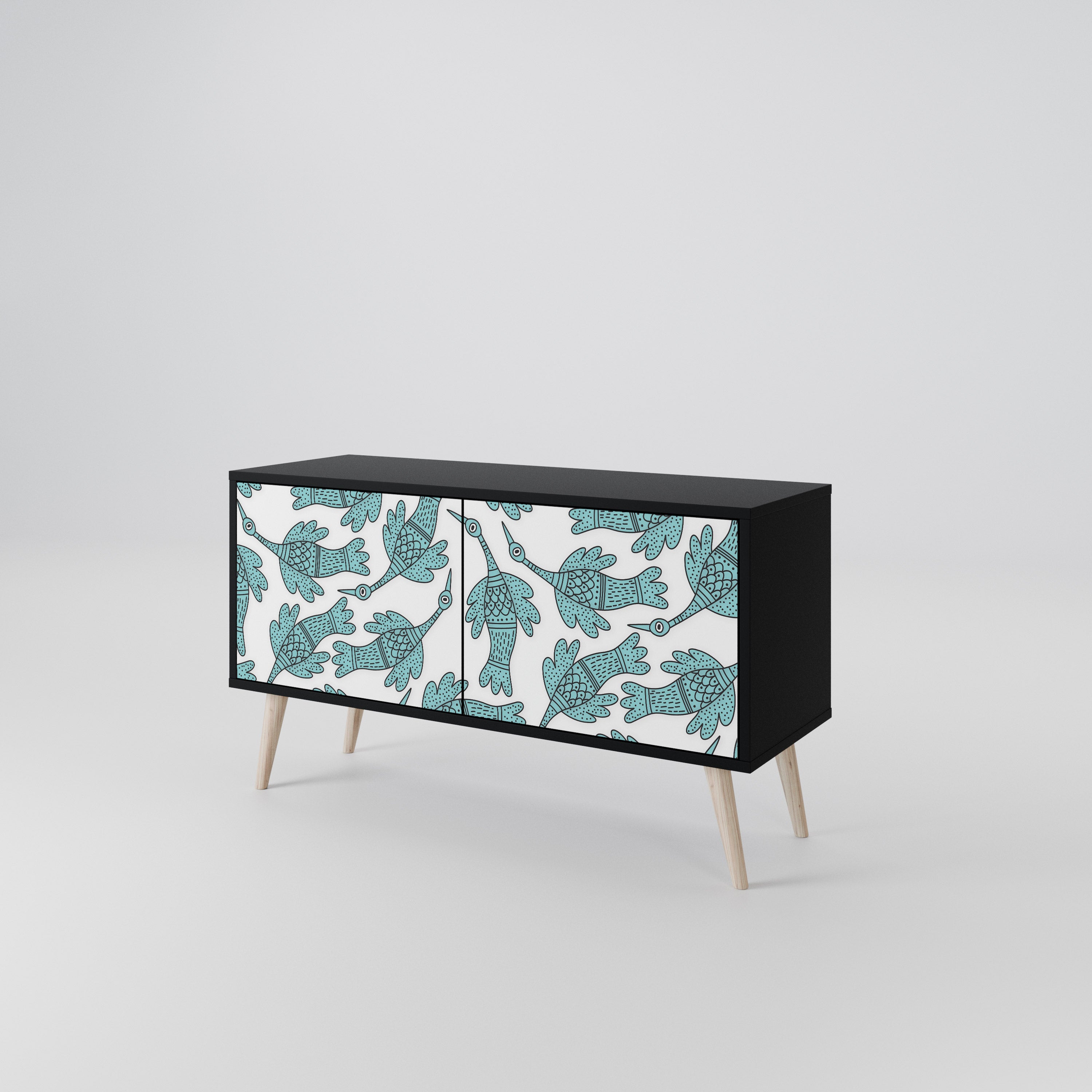 WATERSPOUT SONGIBIRD Compact 2-Door TV Cabinet