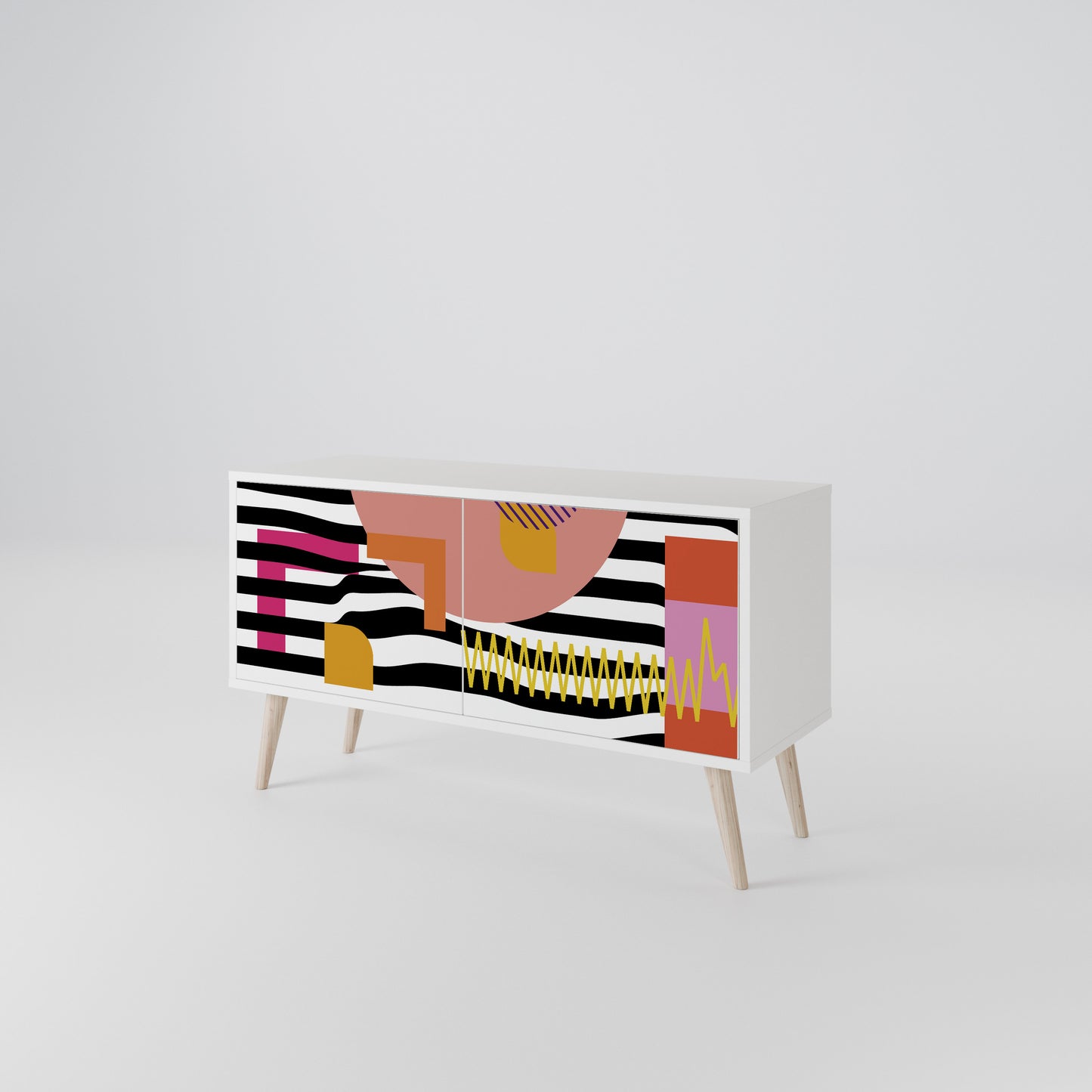 CHROMATIC ABSTRACT Συμπαγές έπιπλο τηλεόρασης 2-θυρών