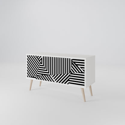 ILLUSIONARY LATTICE Συμπαγές έπιπλο τηλεόρασης 2-θυρών