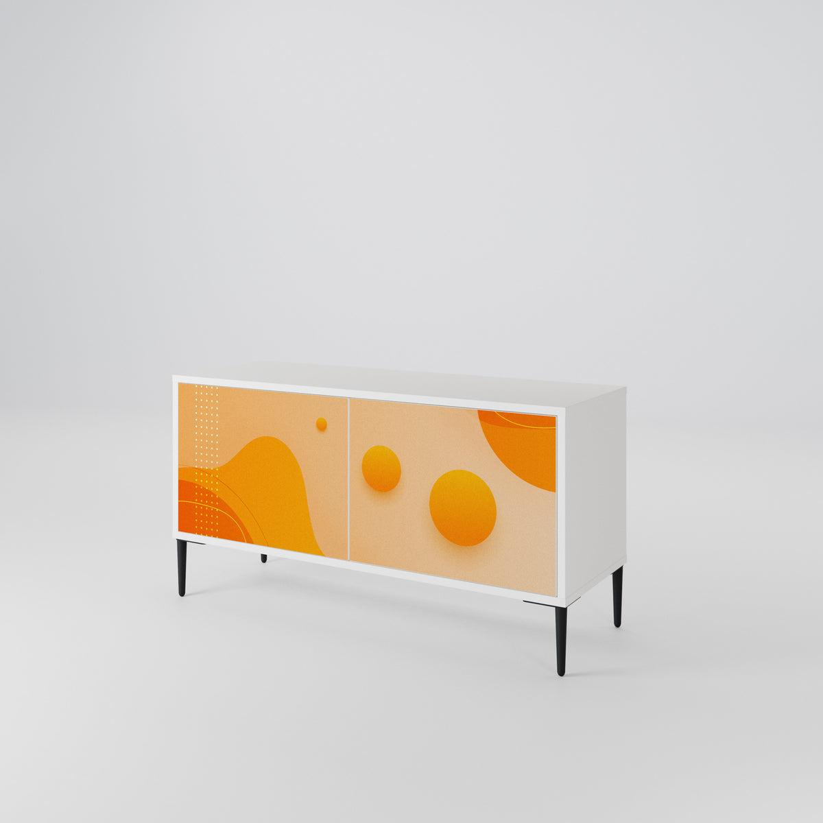 ORANGE ARRANGEMENT Συμπαγές έπιπλο τηλεόρασης 2-θυρών