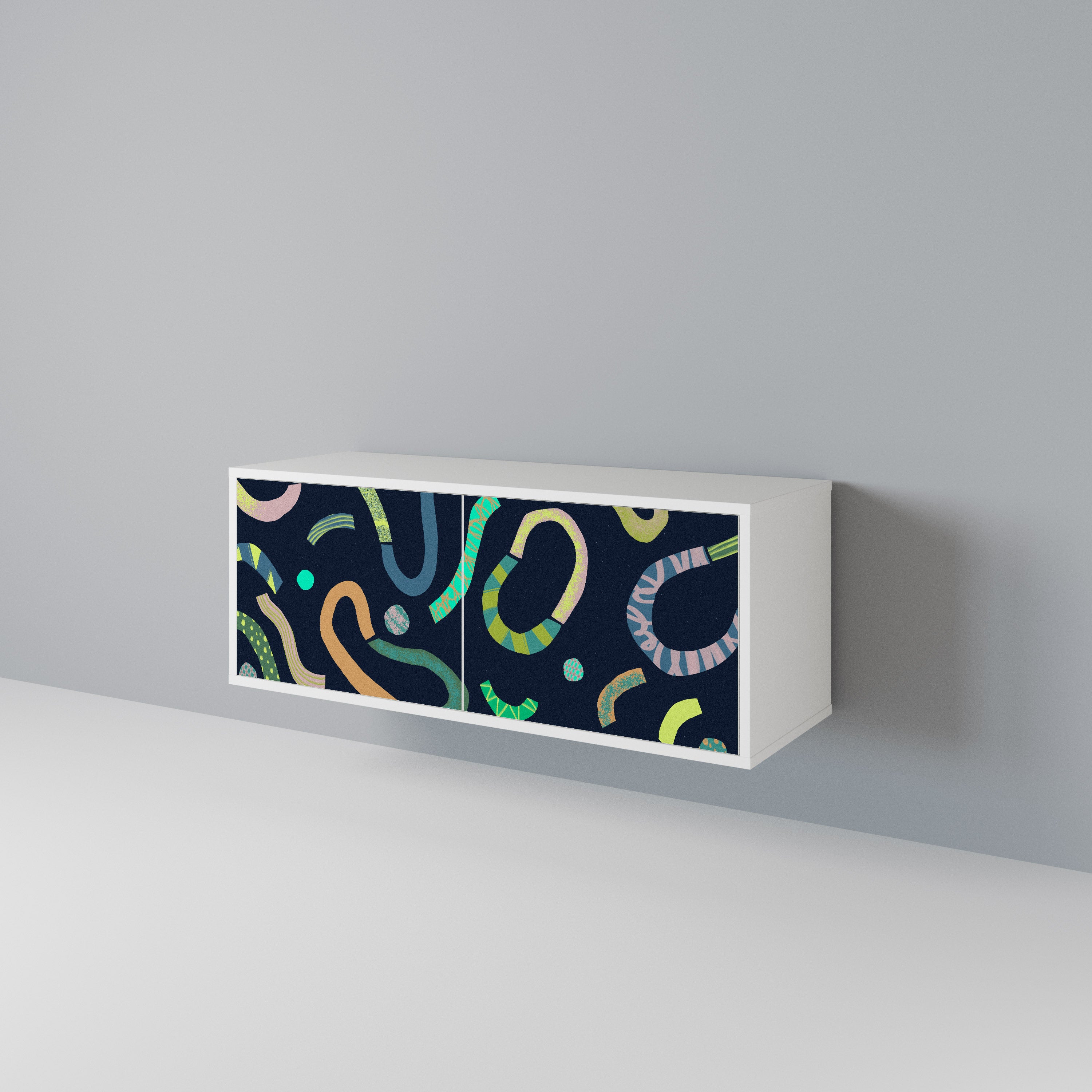 CONTRAST DANCE Compact 2-Door TV Cabinet