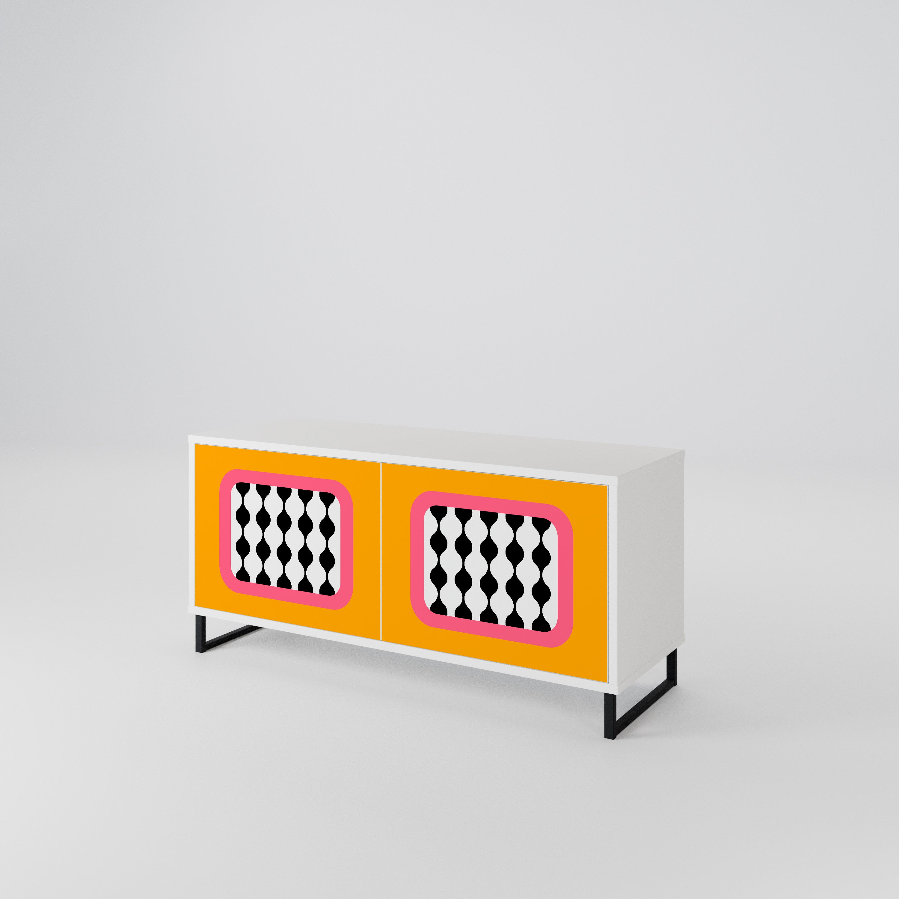 TEARS IN HEAVEN Compact 2-Door TV Cabinet
