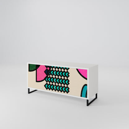 GEOMETRIC RHAPSODY Συμπαγές έπιπλο τηλεόρασης 2-θυρών