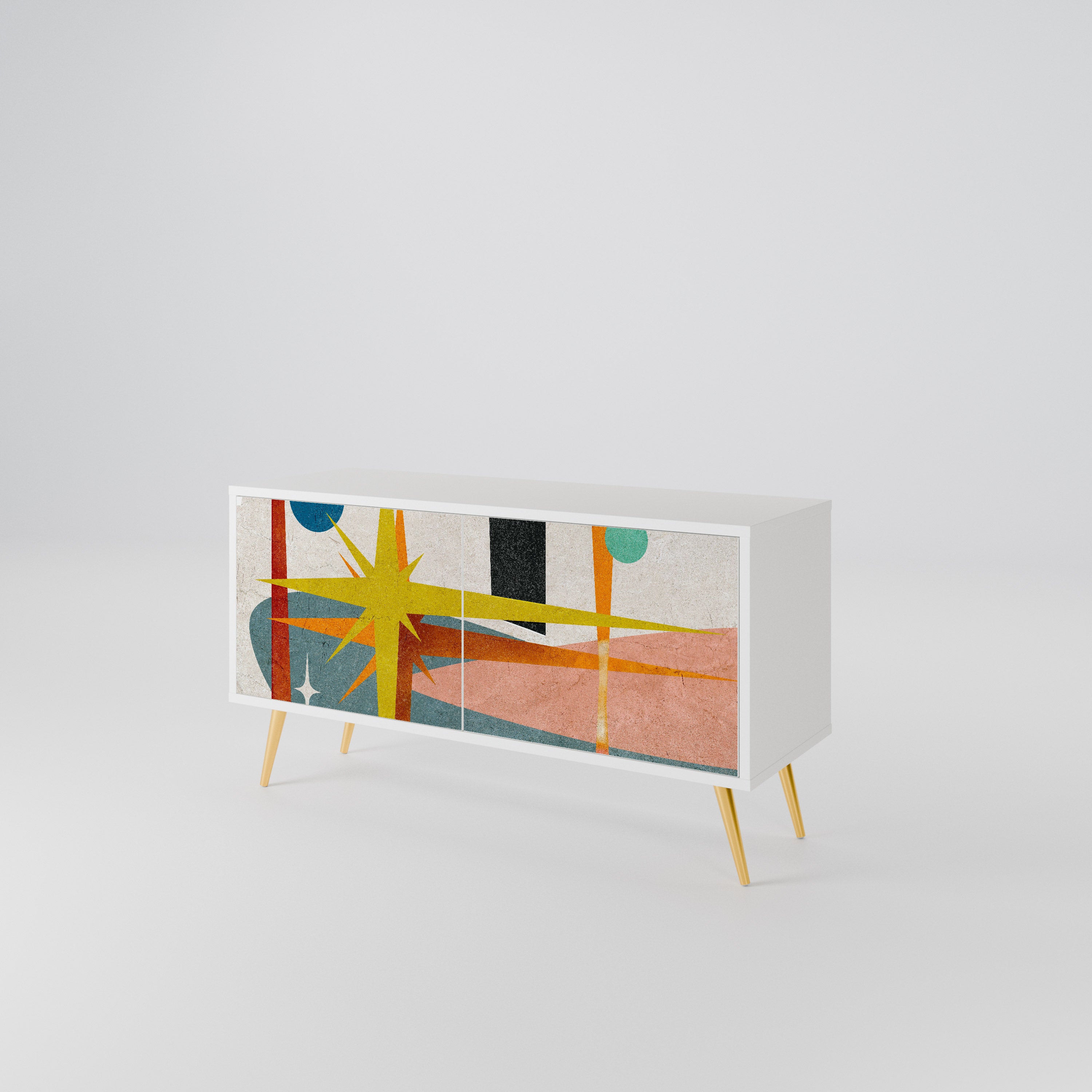 INTERSTELLAR VIBES Compact 2-Door TV Cabinet